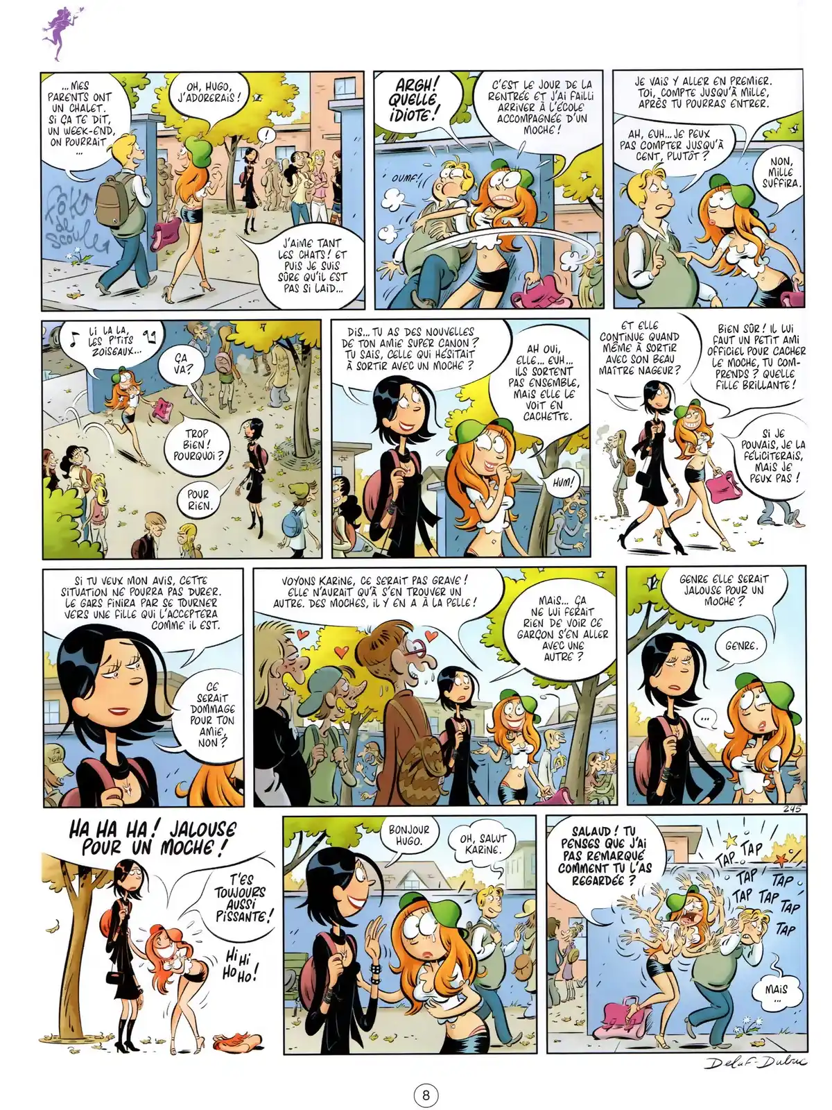 Les Nombrils Volume 7 page 9