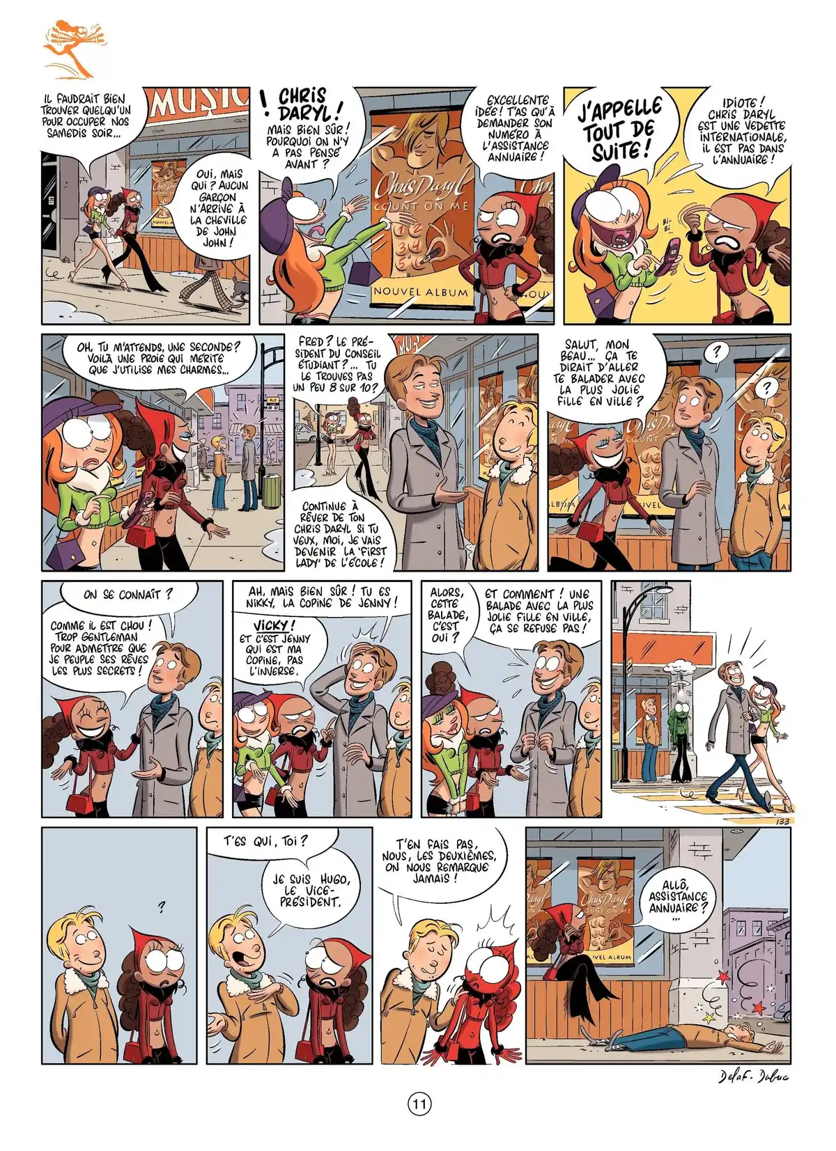 Les Nombrils Volume 4 page 11