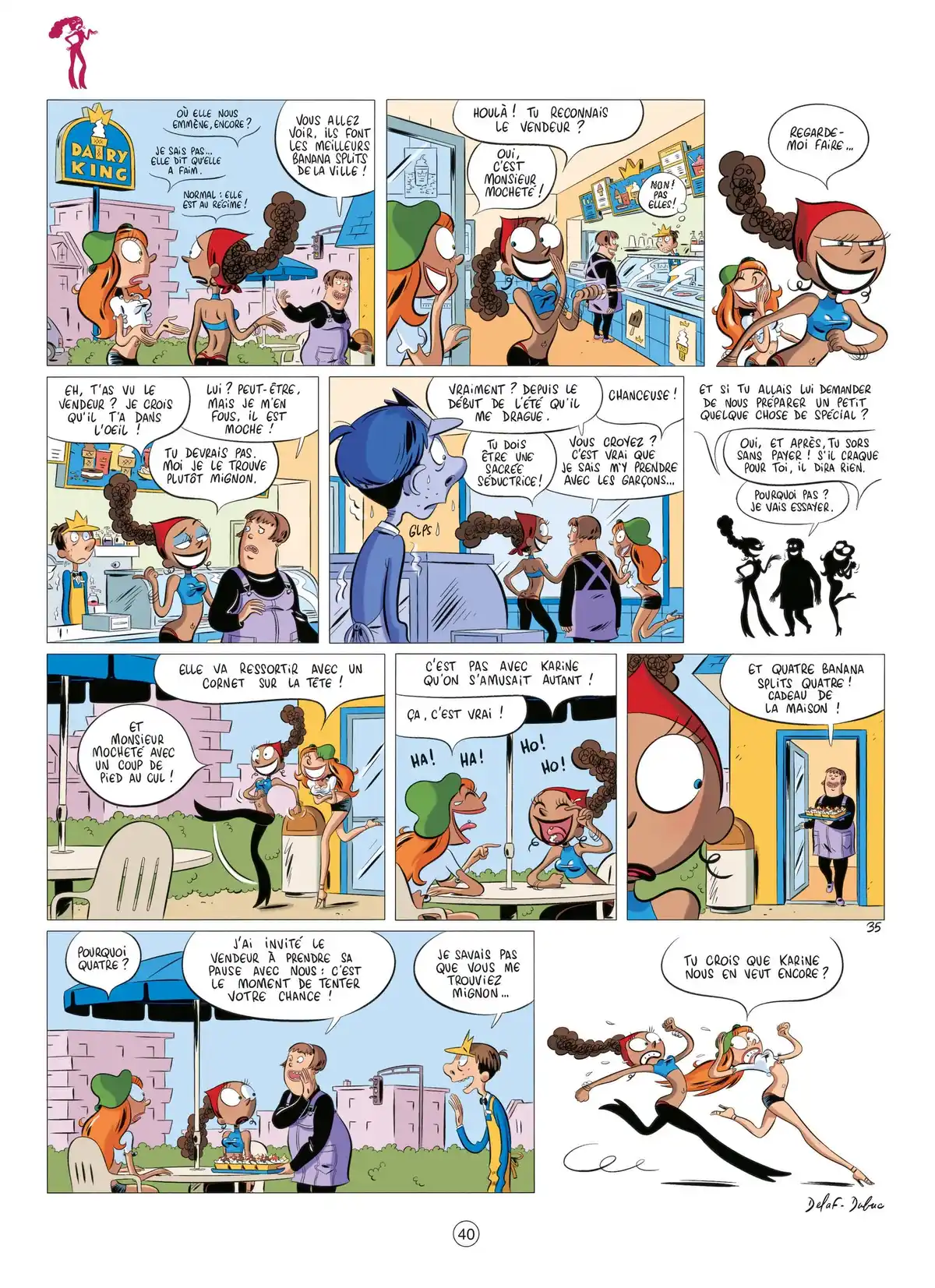 Les Nombrils Volume 1 page 40