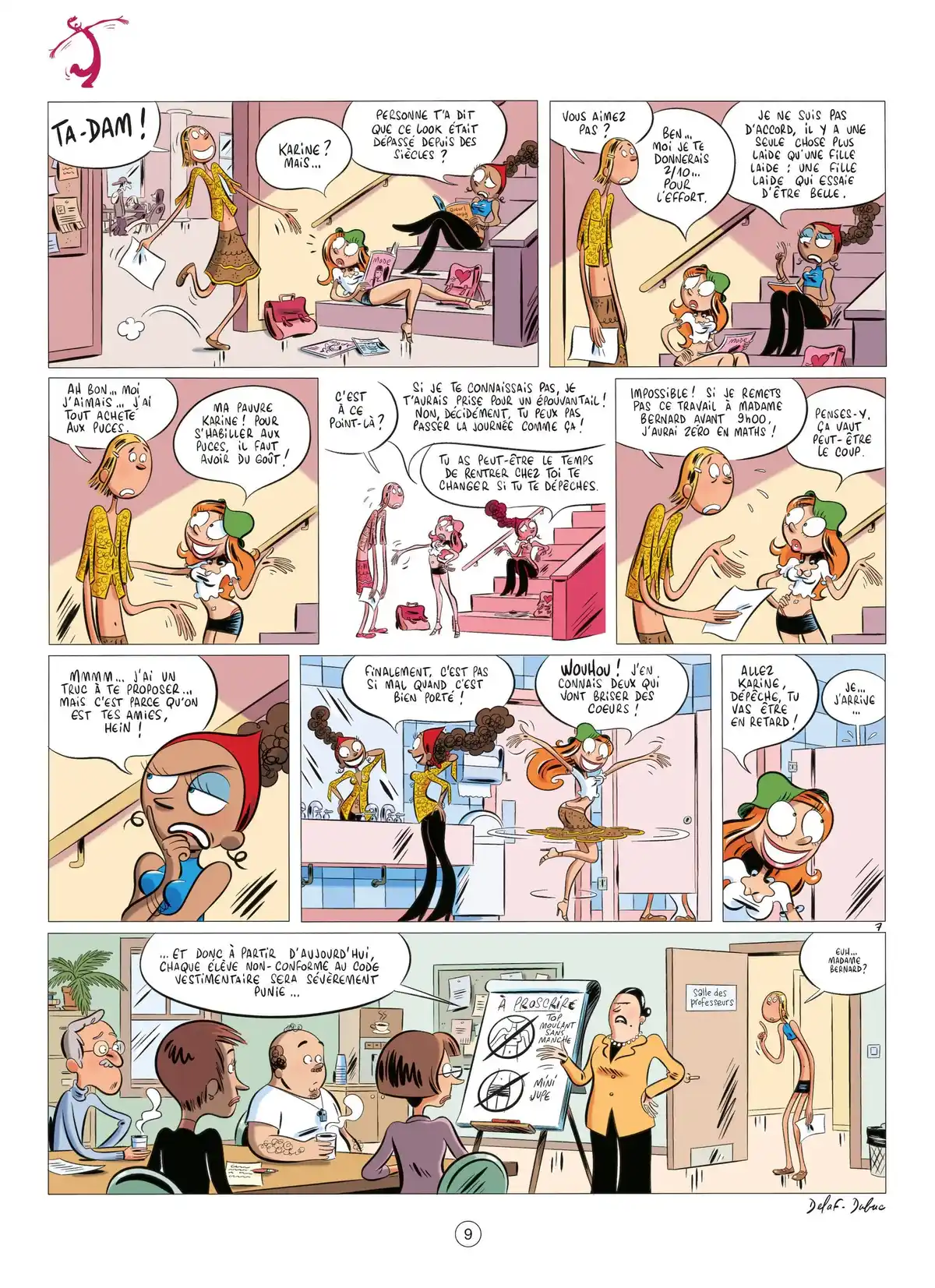 Les Nombrils Volume 1 page 9