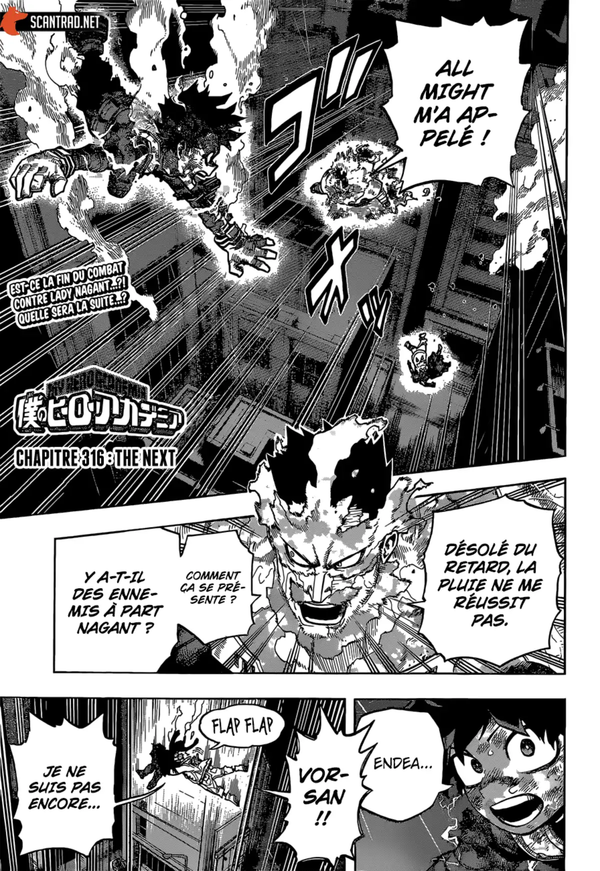 My Hero Academia Chapitre 316 page 1