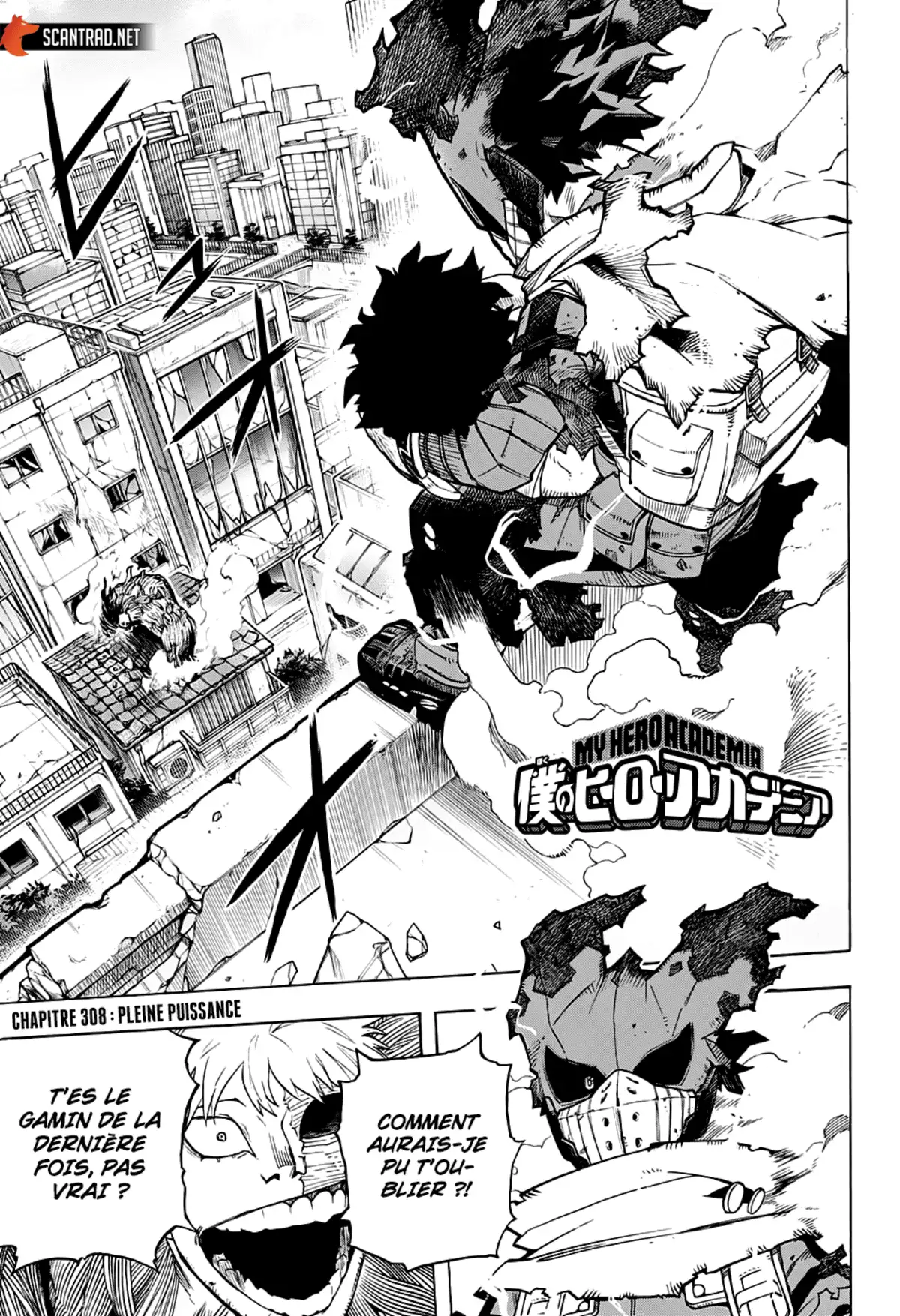 My Hero Academia Chapitre 308 page 1