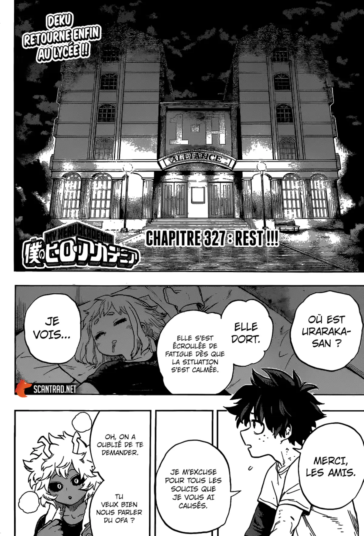 My Hero Academia Chapitre 327 page 4