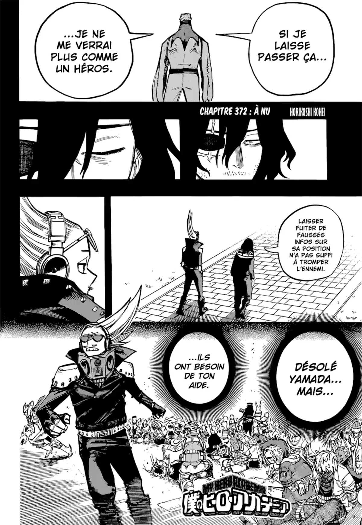 My Hero Academia Chapitre 372 page 2