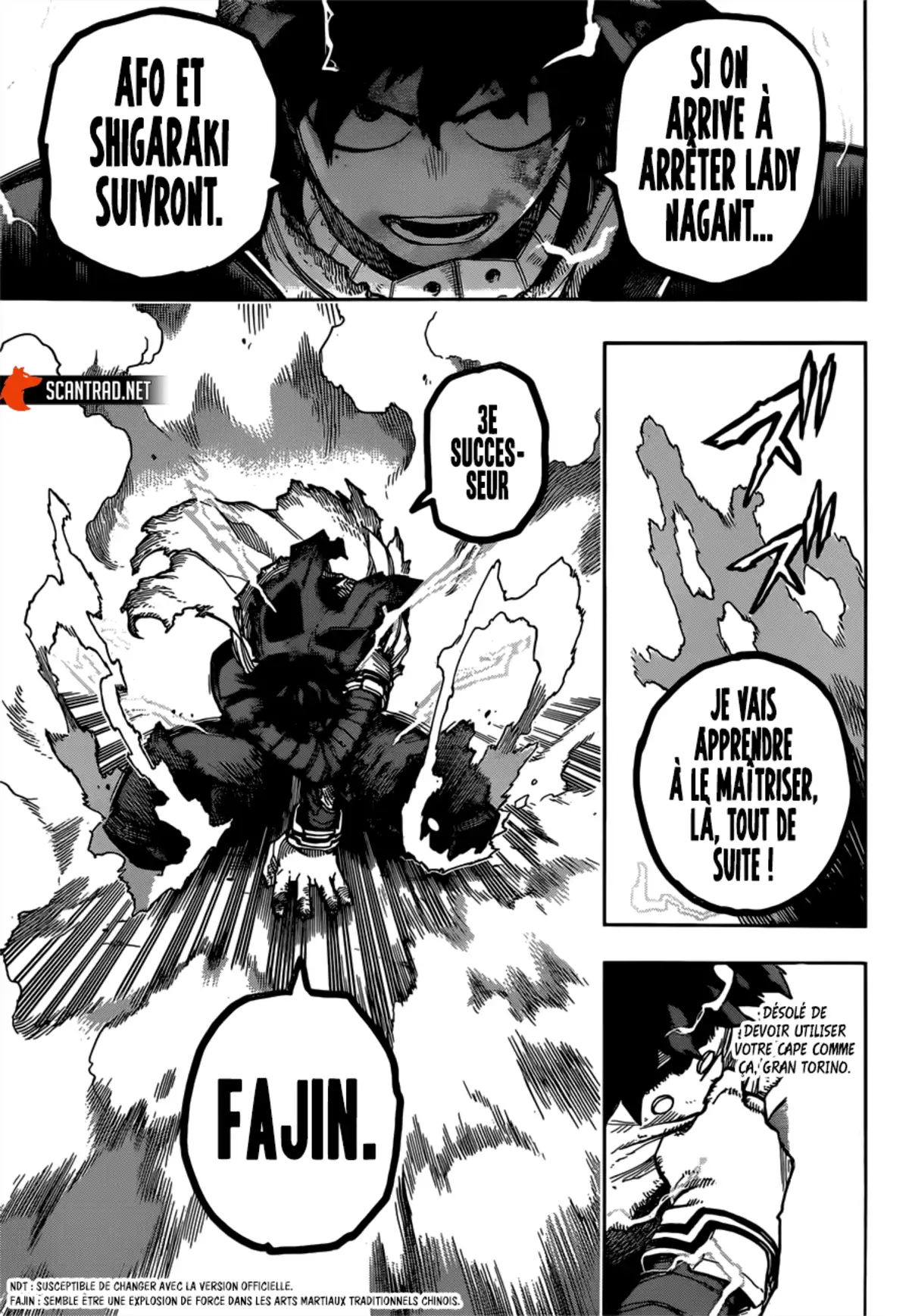 My Hero Academia Chapitre 313 page 13