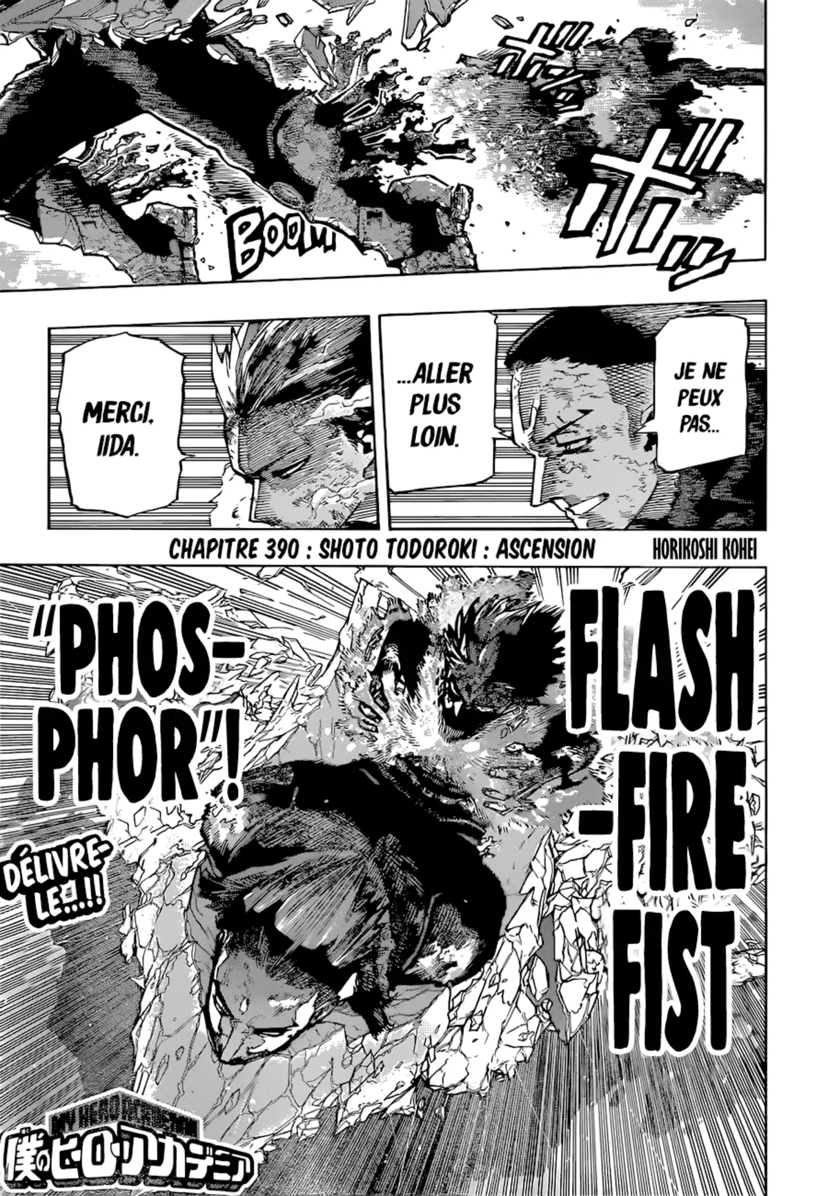 My Hero Academia Chapitre 390 page 1