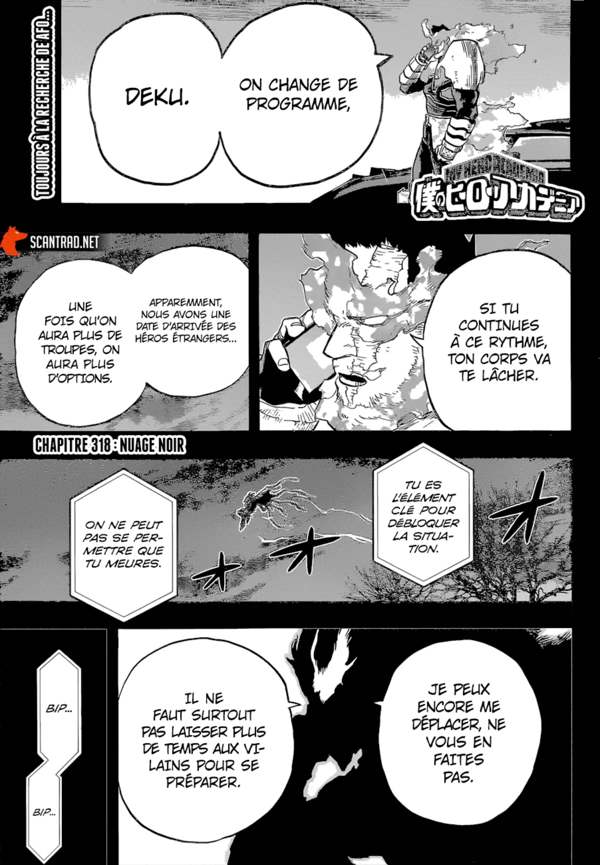 My Hero Academia Chapitre 318 page 1