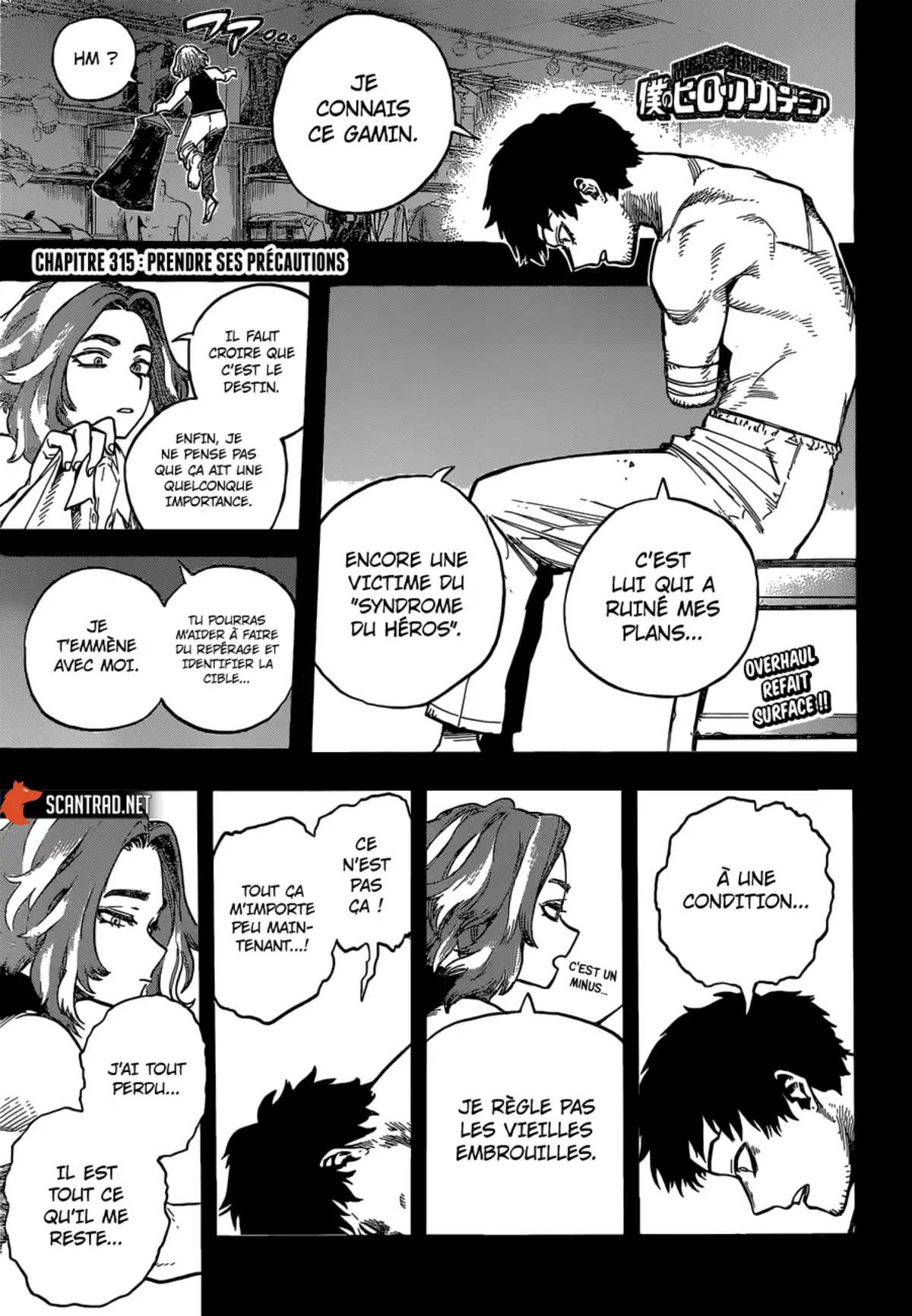 My Hero Academia Chapitre 315 page 1