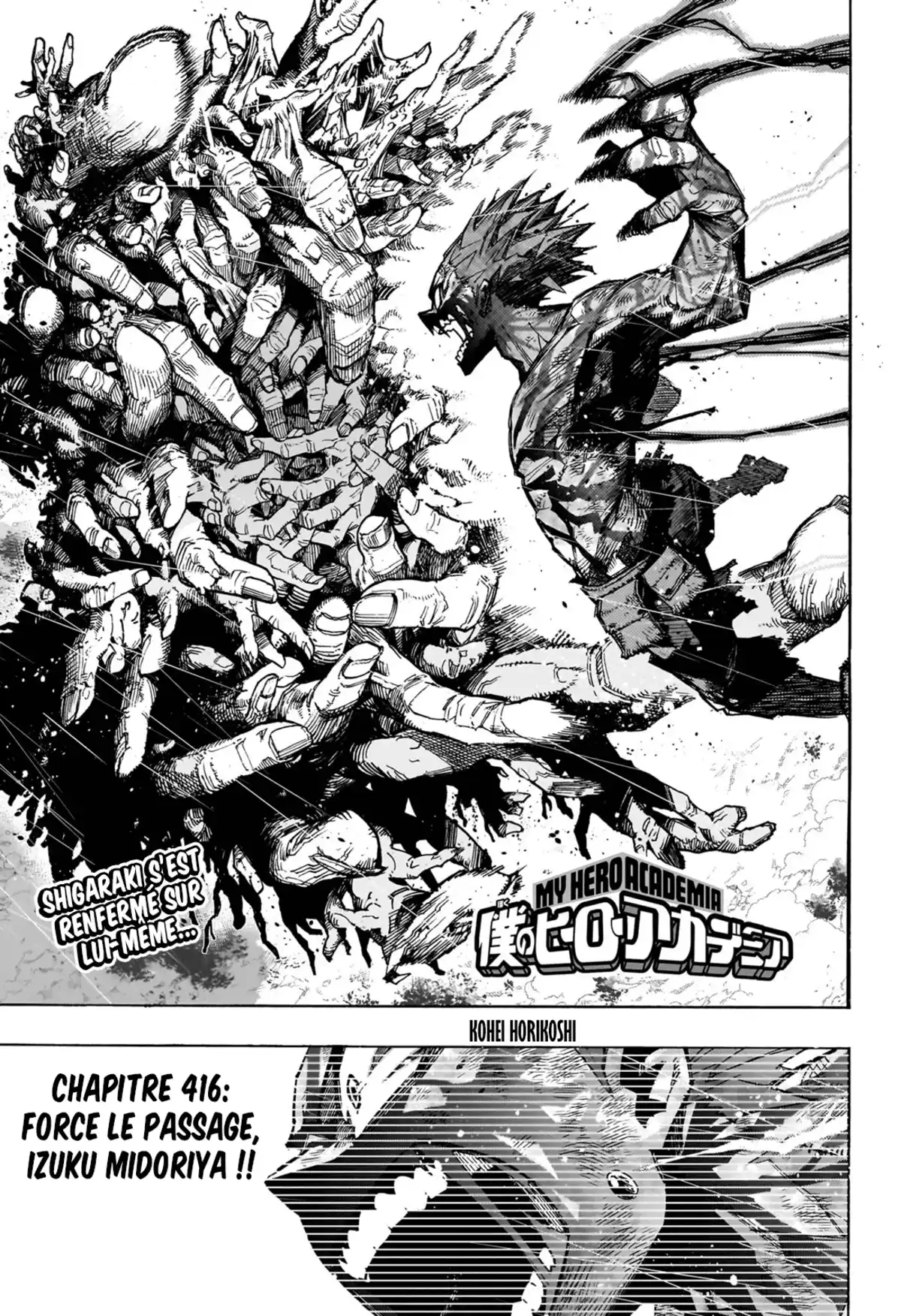 My Hero Academia Chapitre 416 page 2