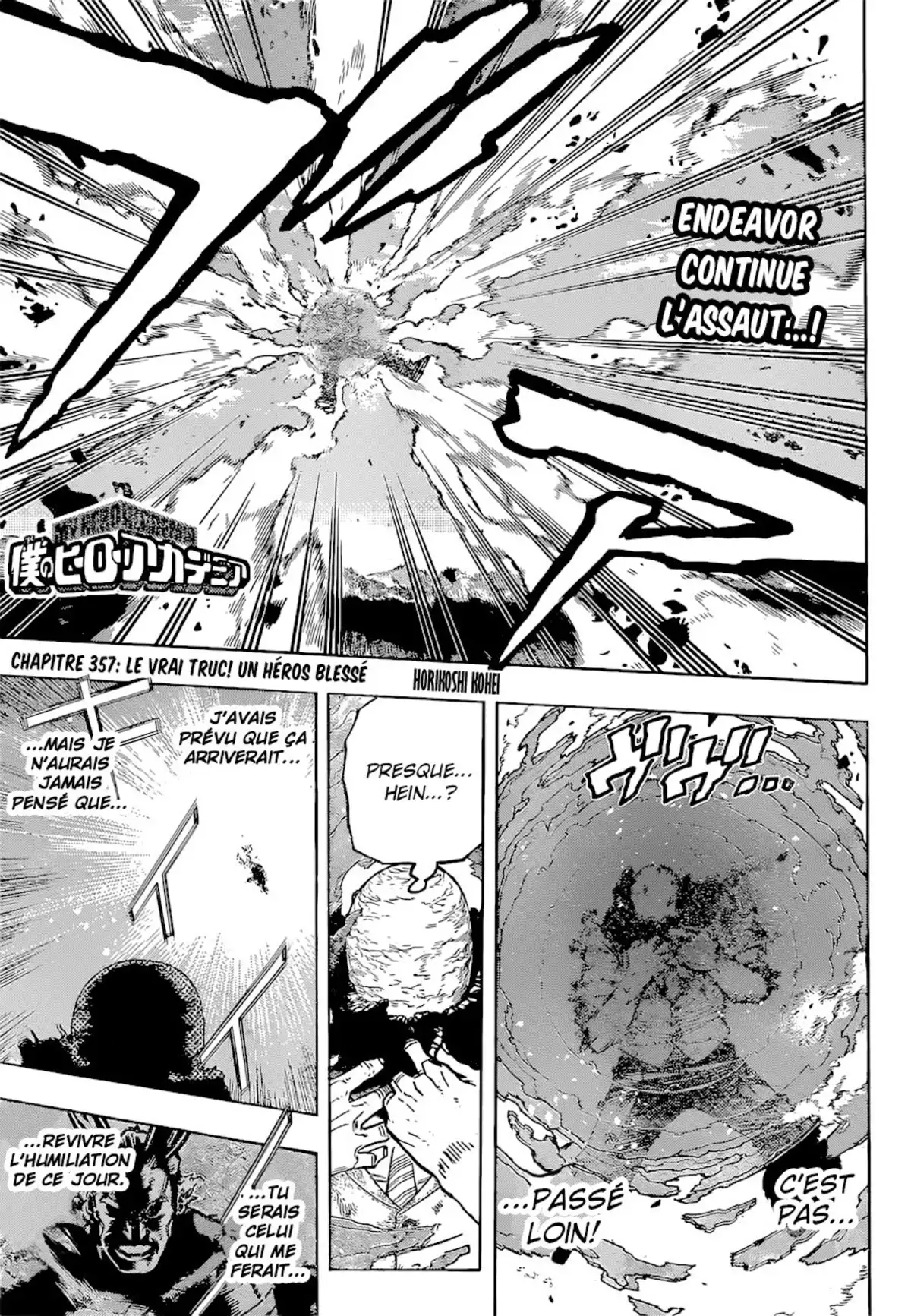 My Hero Academia Chapitre 357 page 1
