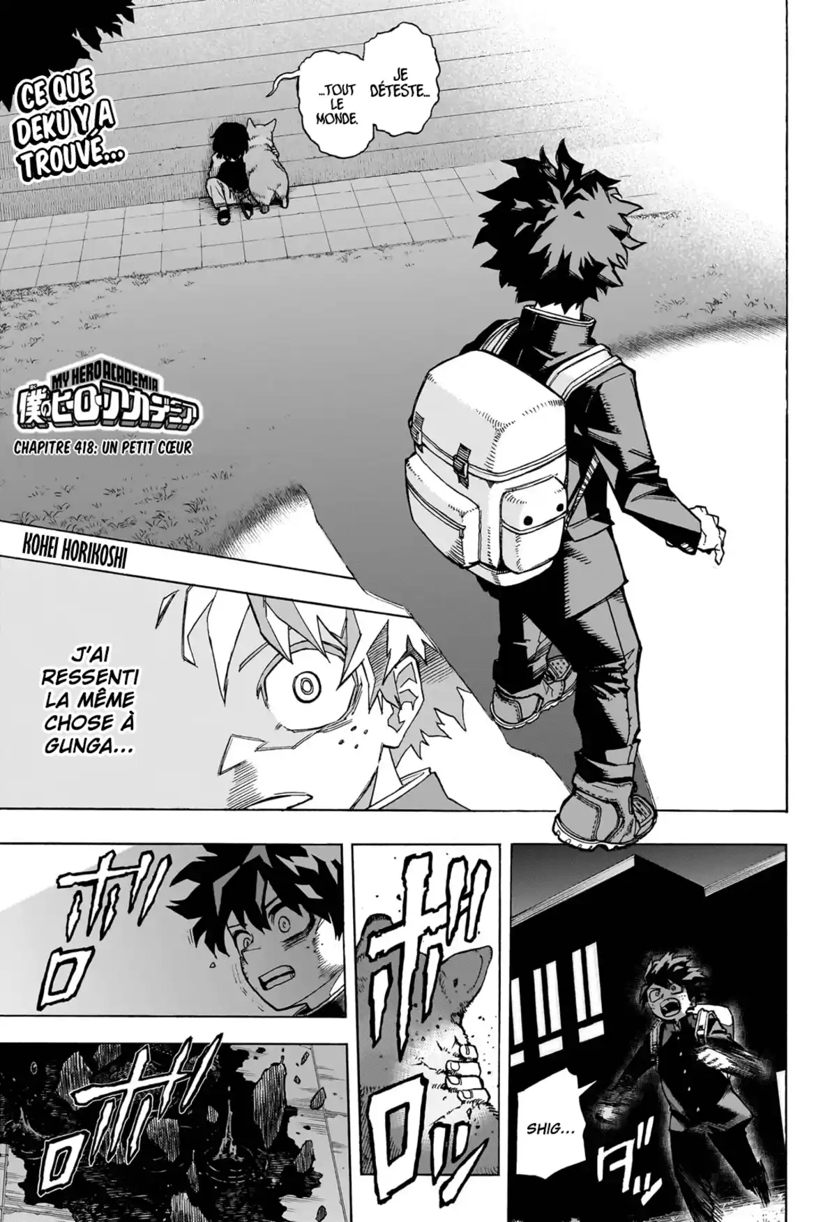 My Hero Academia Chapitre 418 page 2