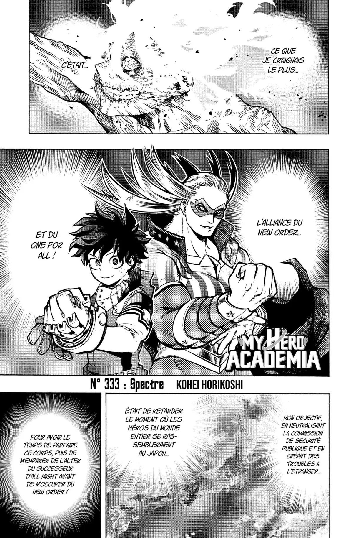 My Hero Academia Chapitre 333 page 1