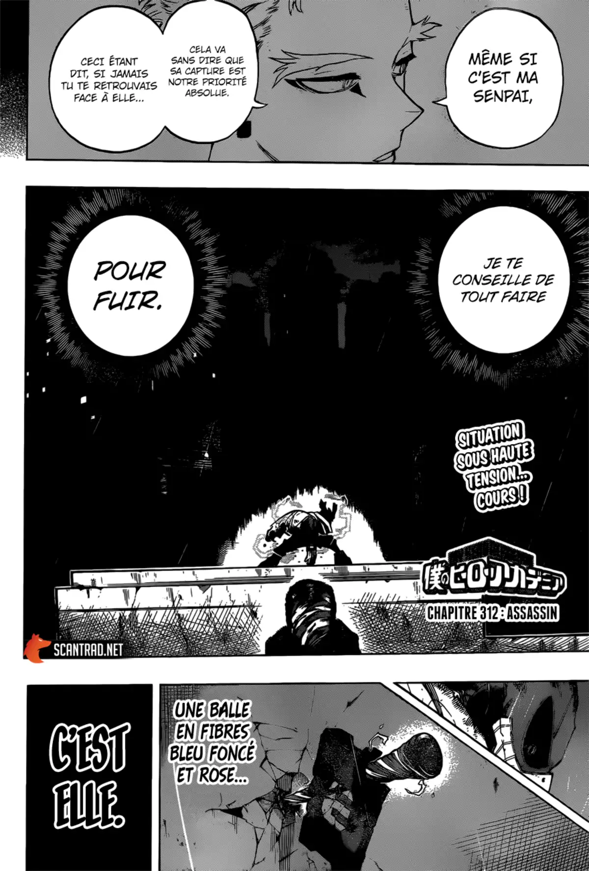 My Hero Academia Chapitre 312 page 2