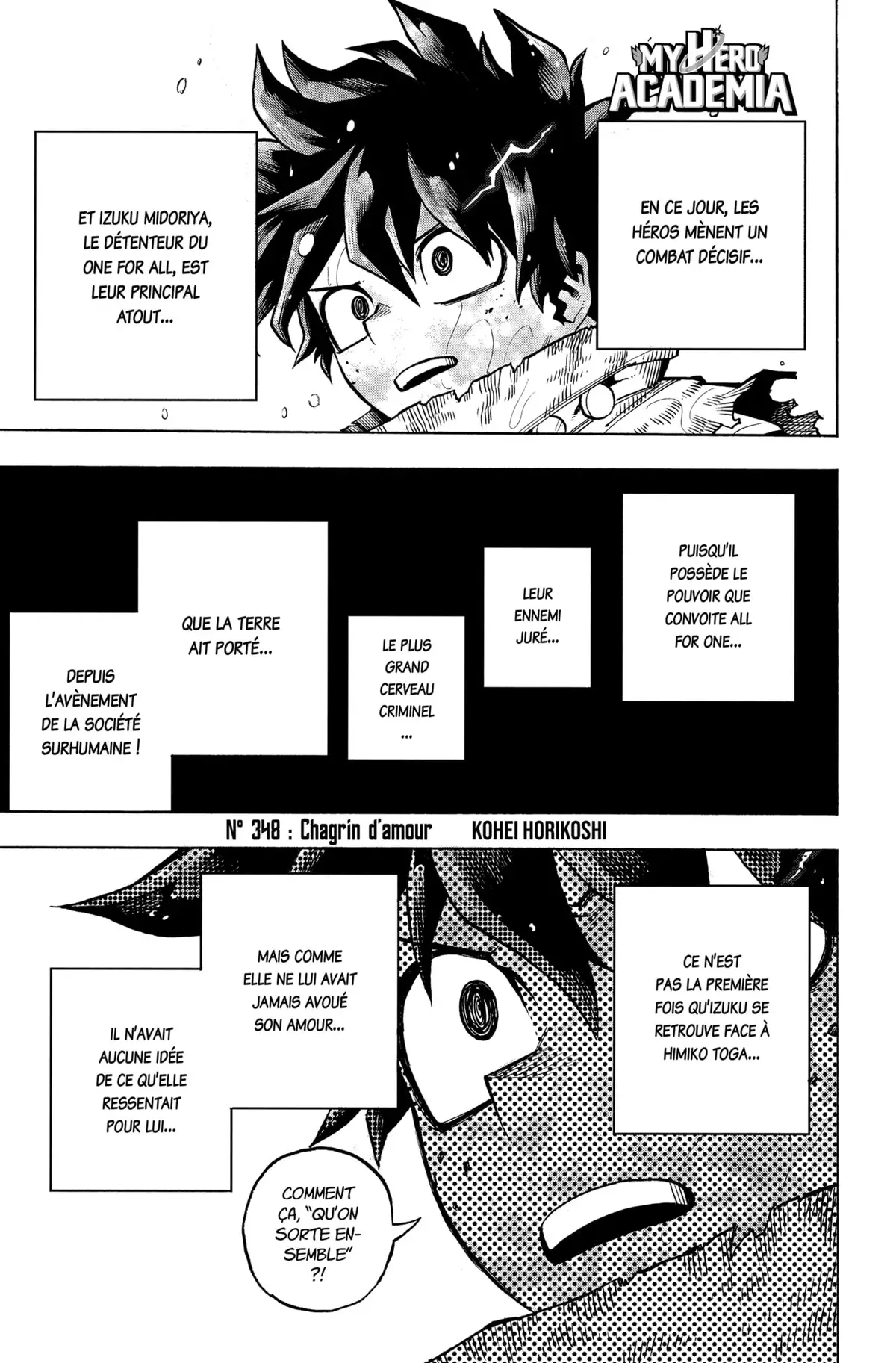 My Hero Academia Chapitre 348 page 1