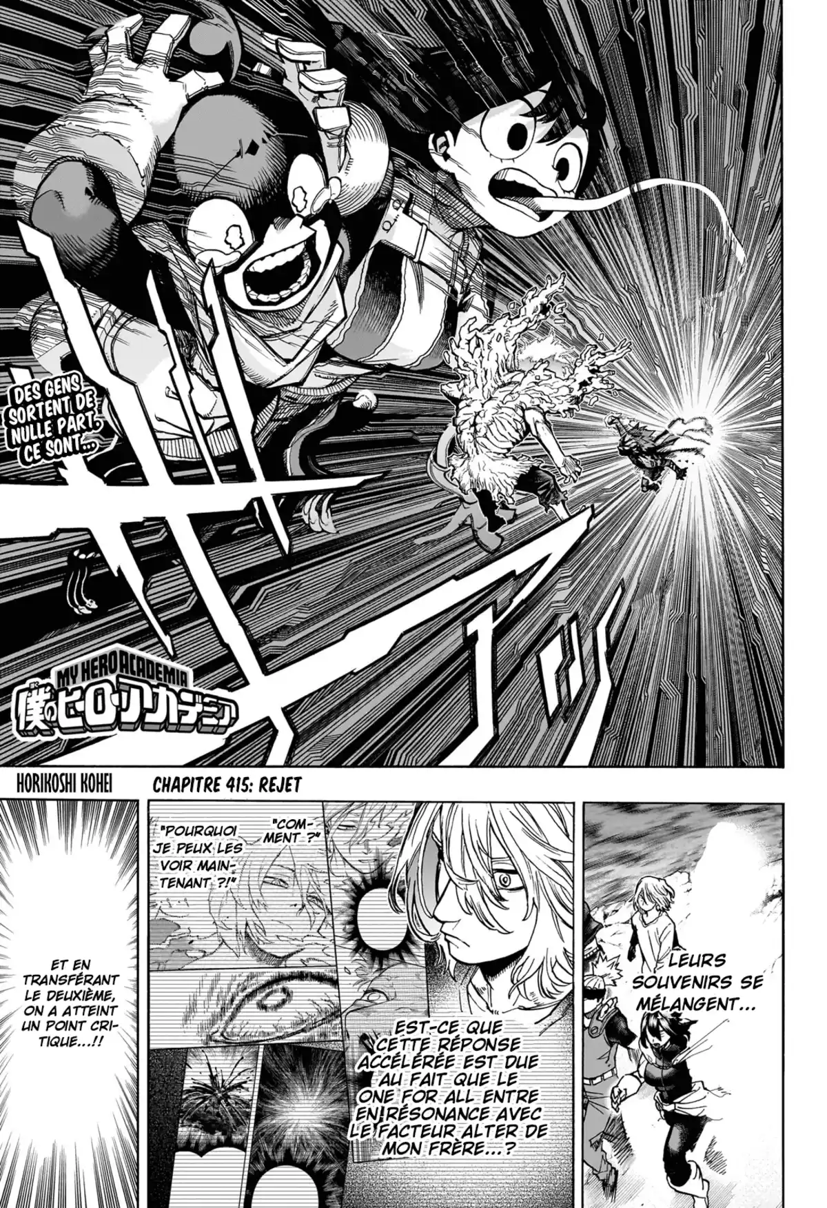 My Hero Academia Chapitre 415 page 2