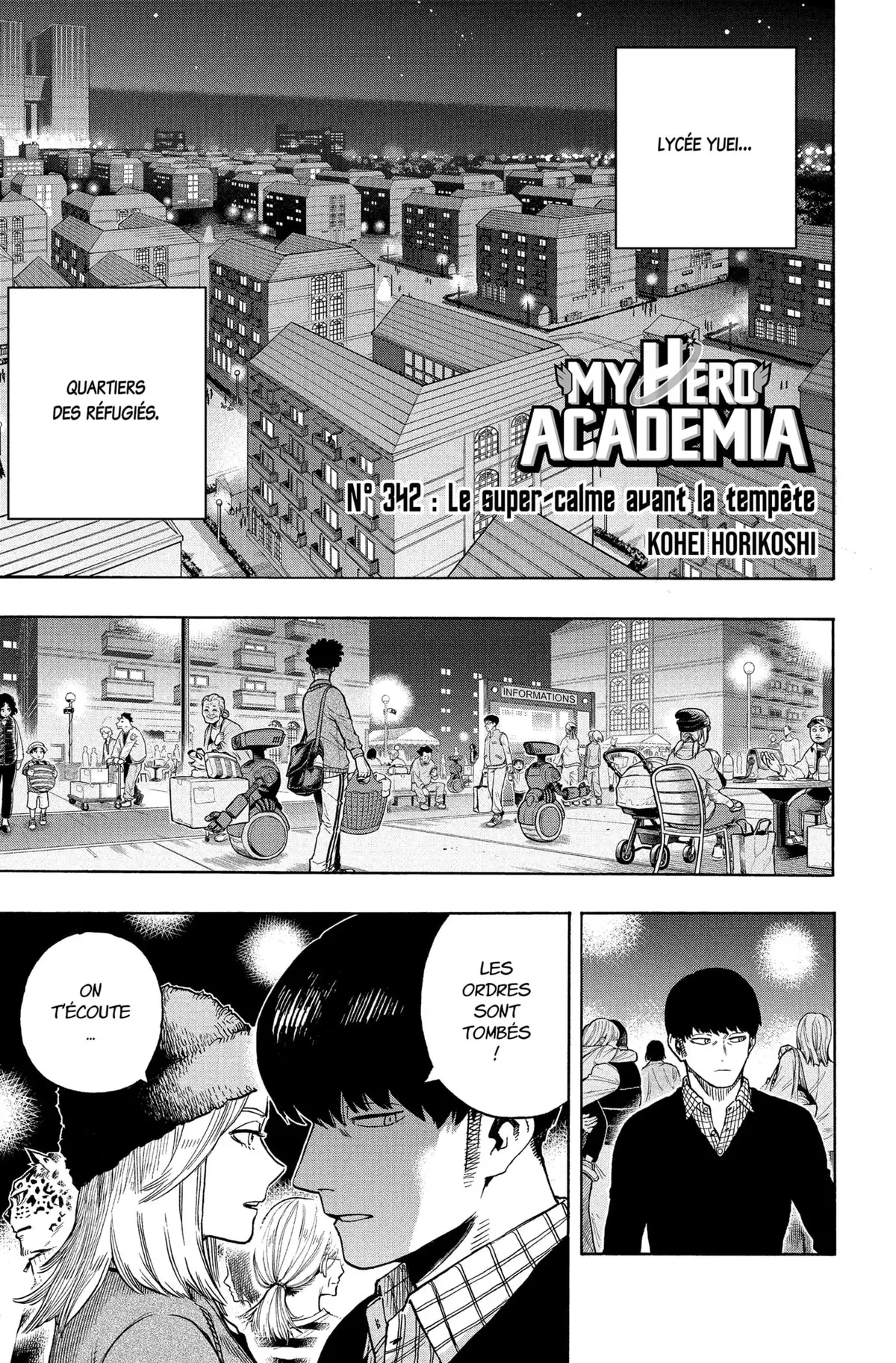 My Hero Academia Chapitre 342 page 1
