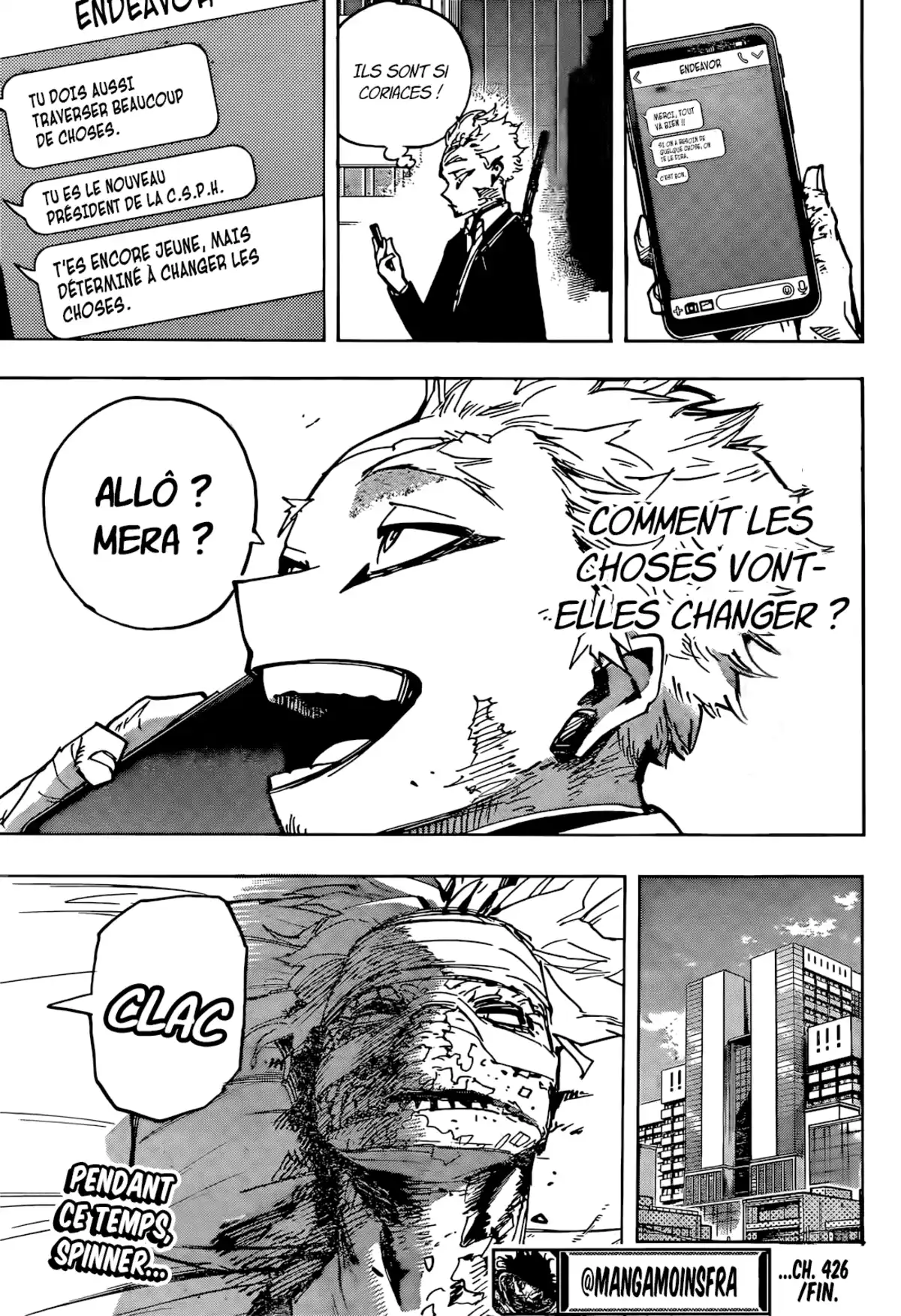 My Hero Academia Chapitre 426 page 15