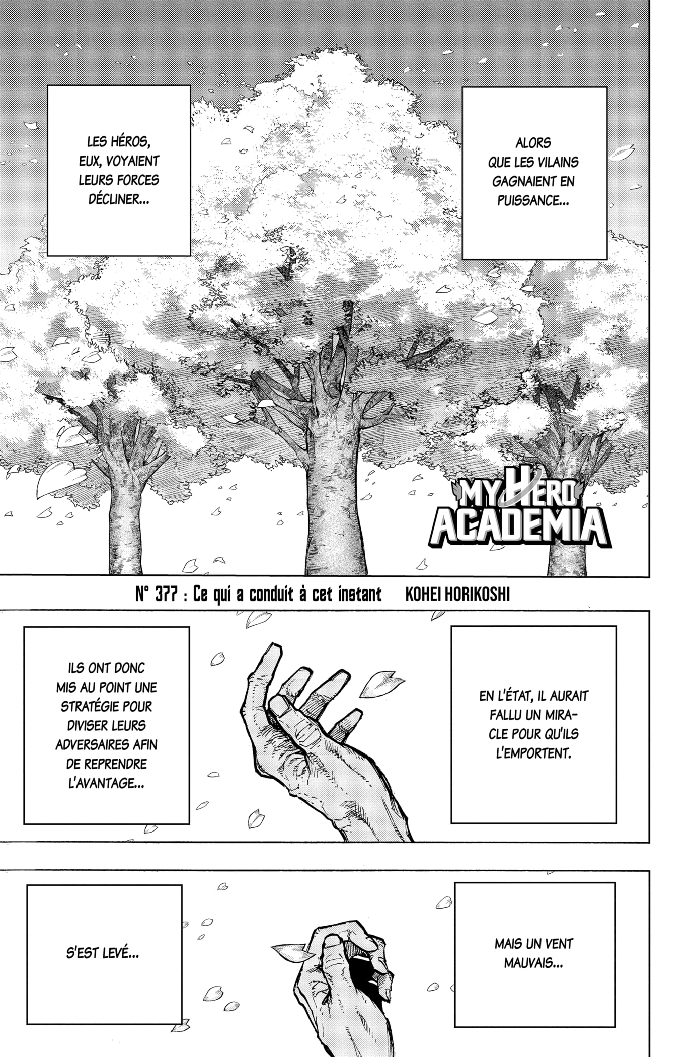 My Hero Academia Chapitre 377 page 1