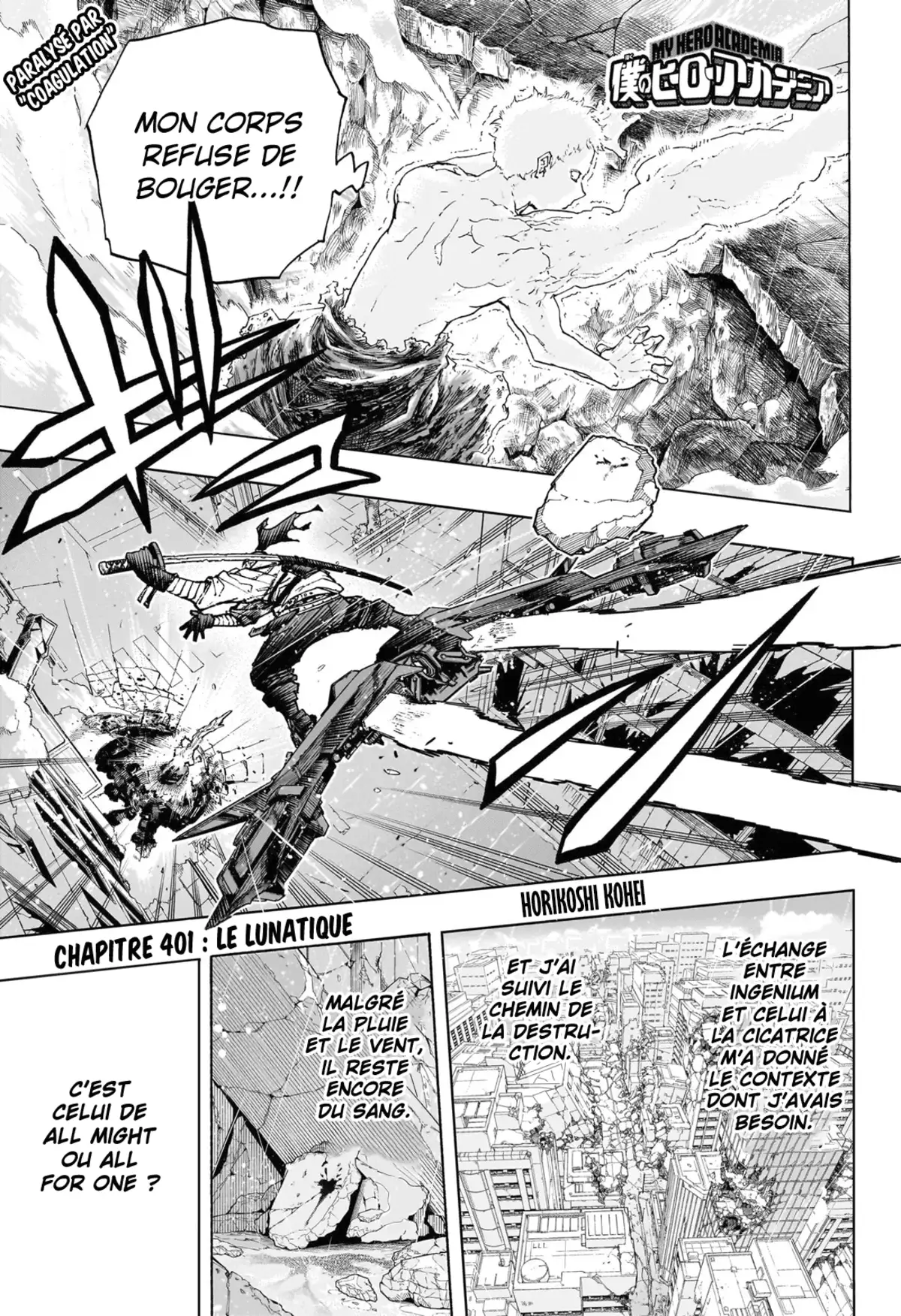 My Hero Academia Chapitre 401 page 2