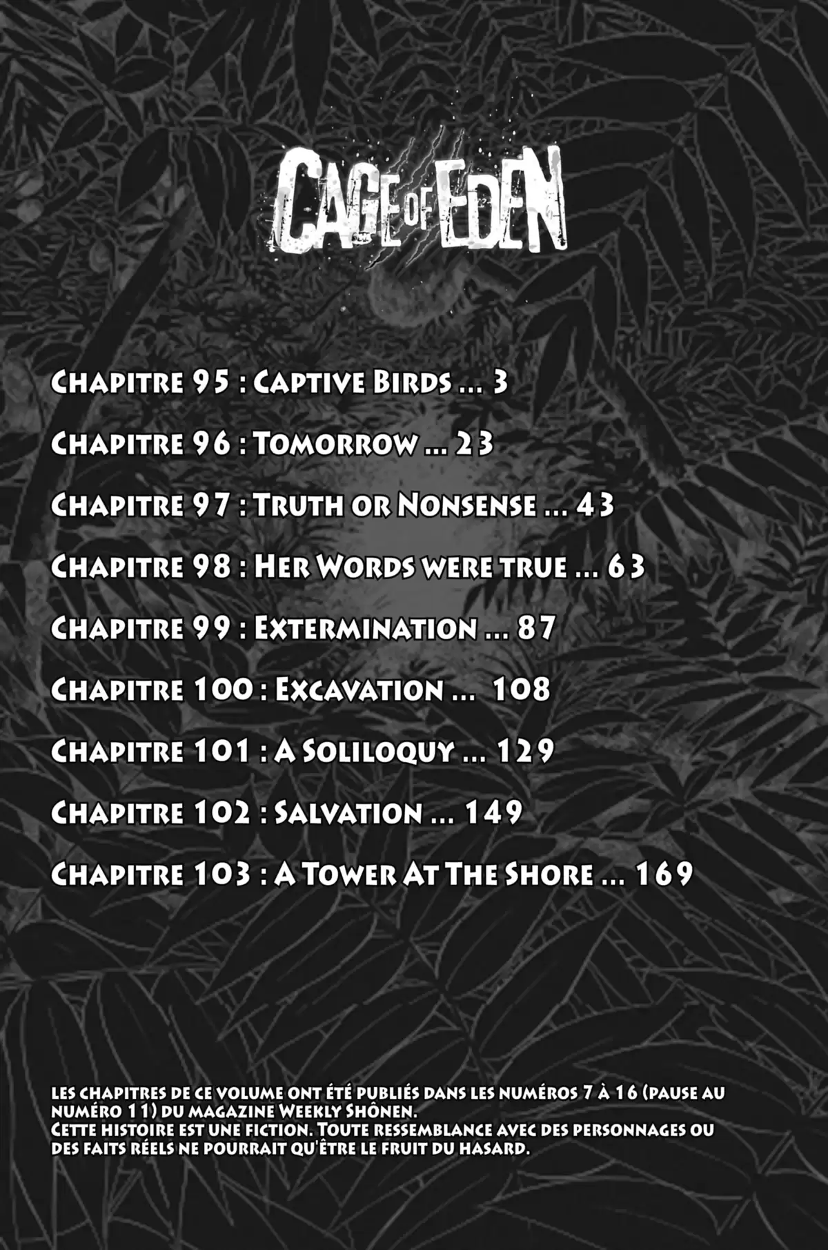 Cage of Eden Volume 12 page 3