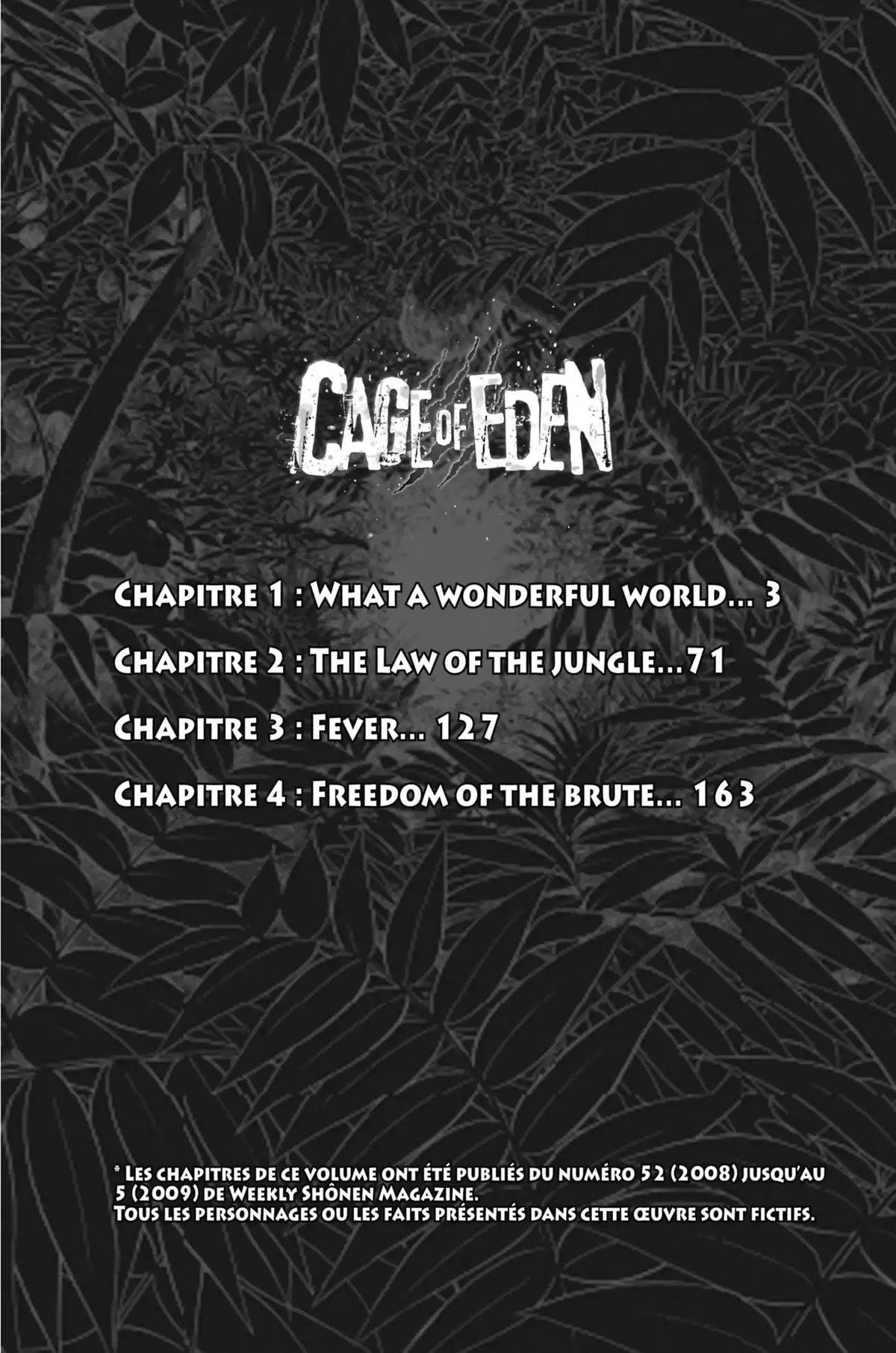 Cage of Eden Volume 1 page 4