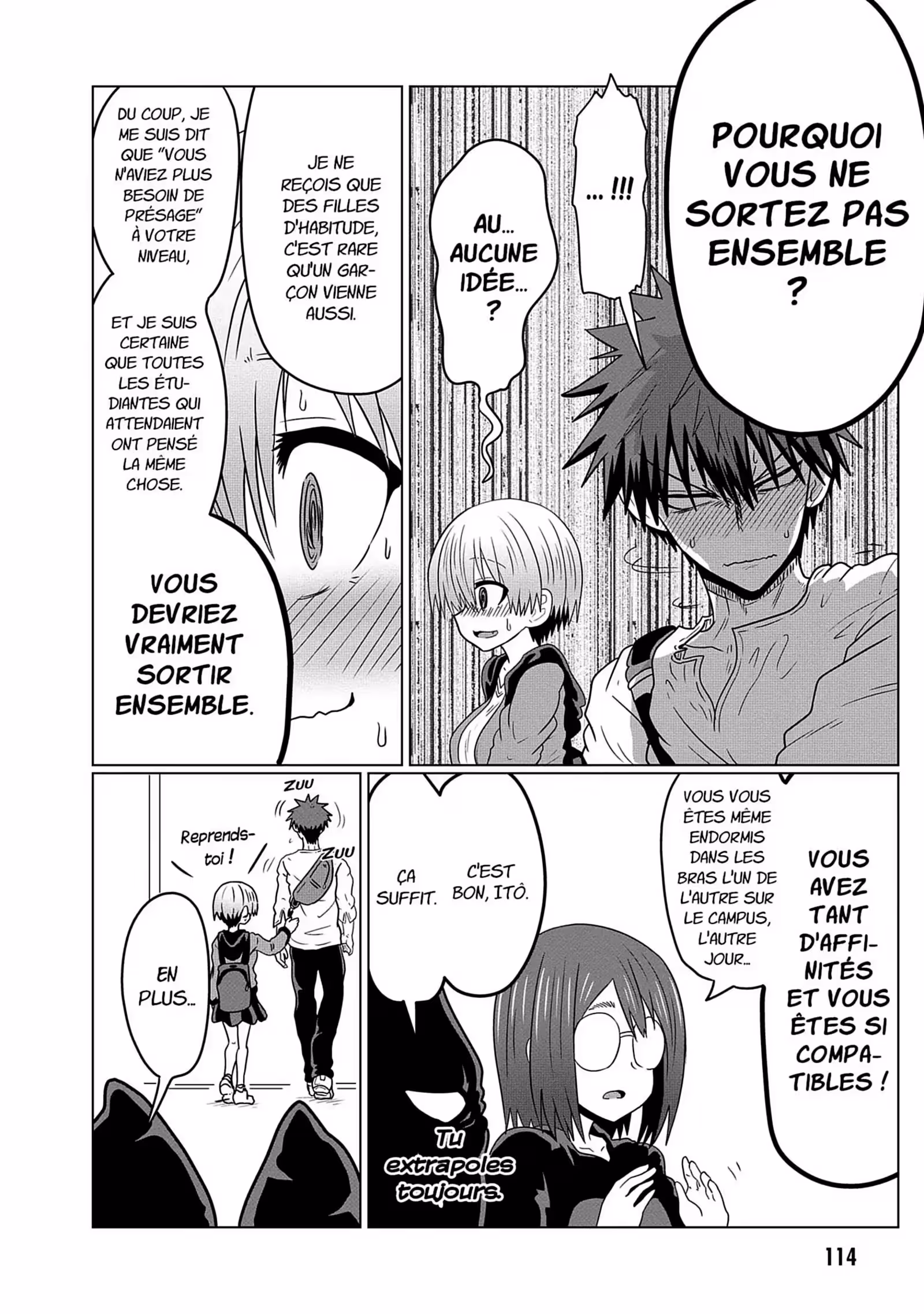 Uzaki-chan Wants to Hang Out! Volume 4 page 112