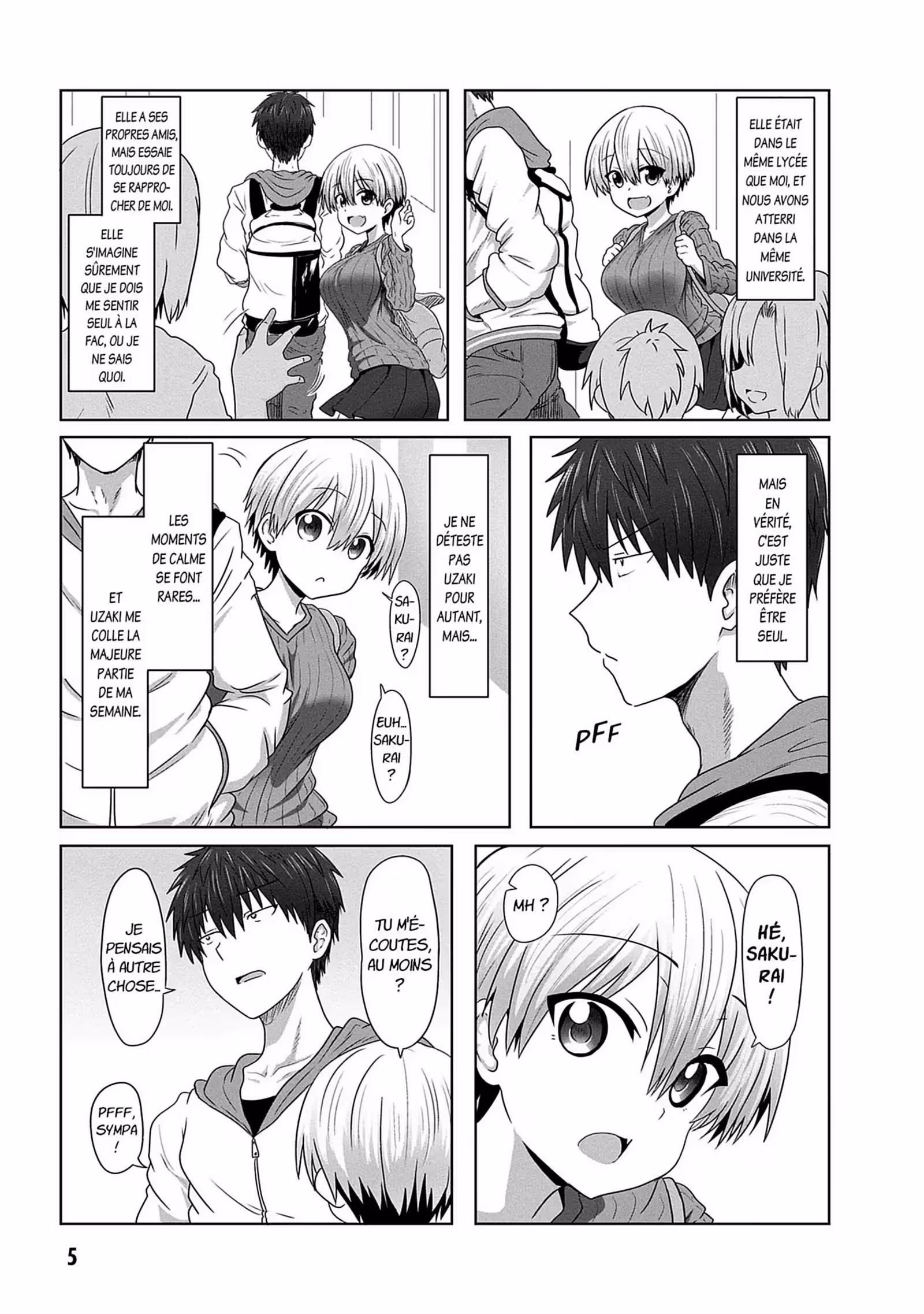 Uzaki-chan Wants to Hang Out! Volume 1 page 6