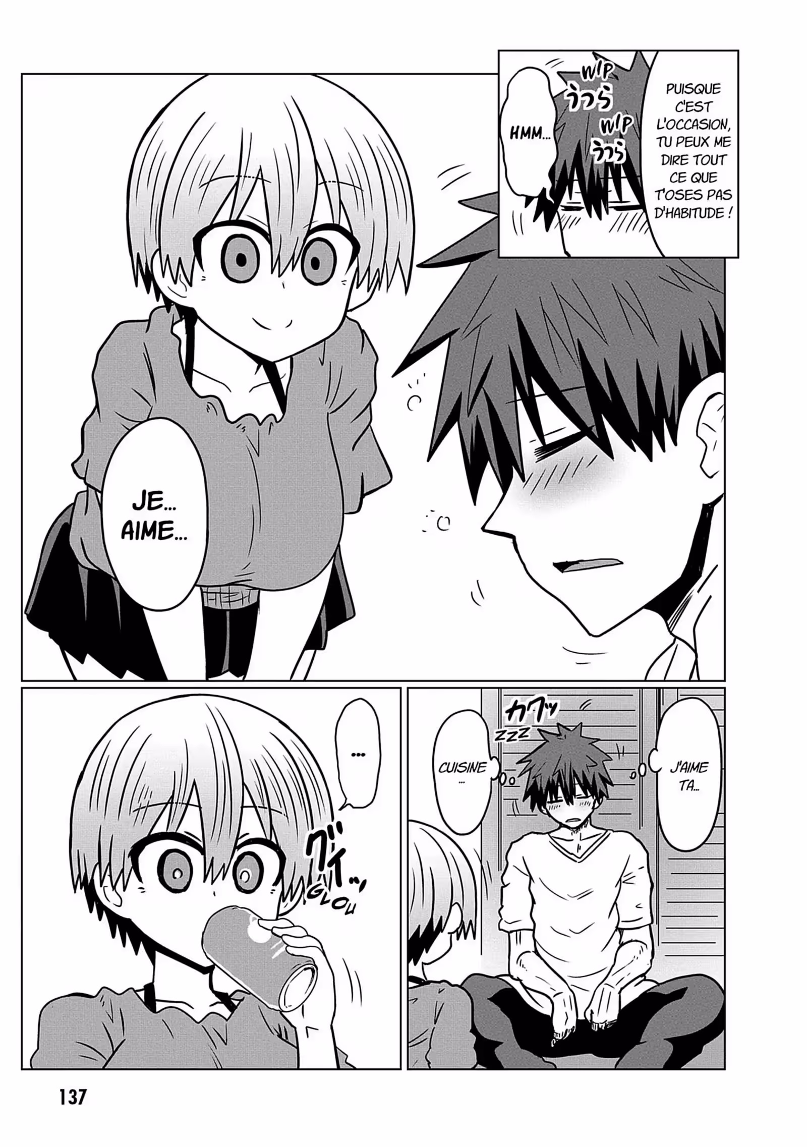 Uzaki-chan Wants to Hang Out! Volume 3 page 132