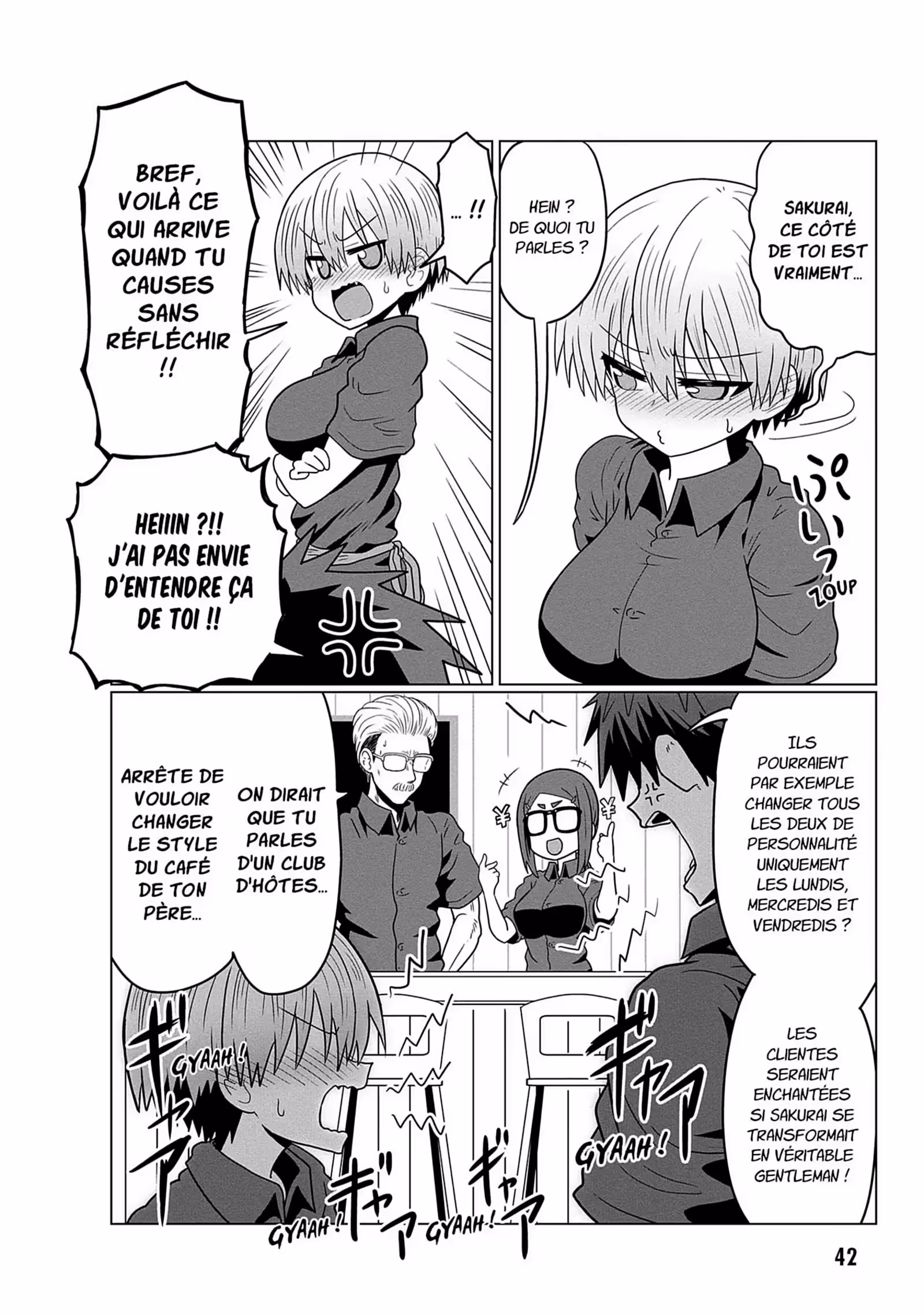 Uzaki-chan Wants to Hang Out! Volume 3 page 42