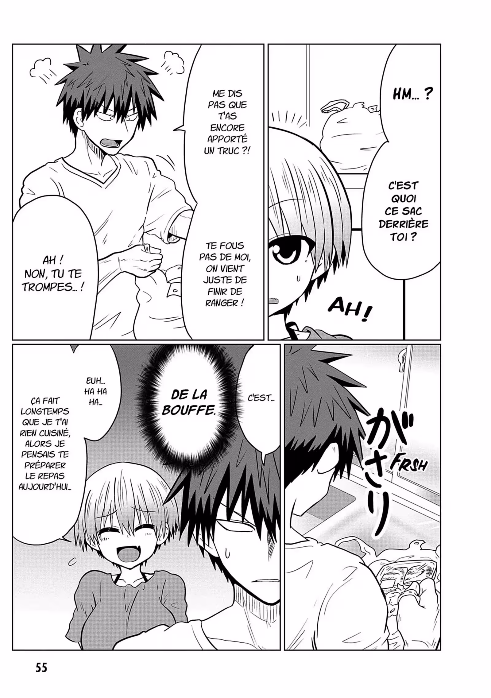 Uzaki-chan Wants to Hang Out! Volume 3 page 55