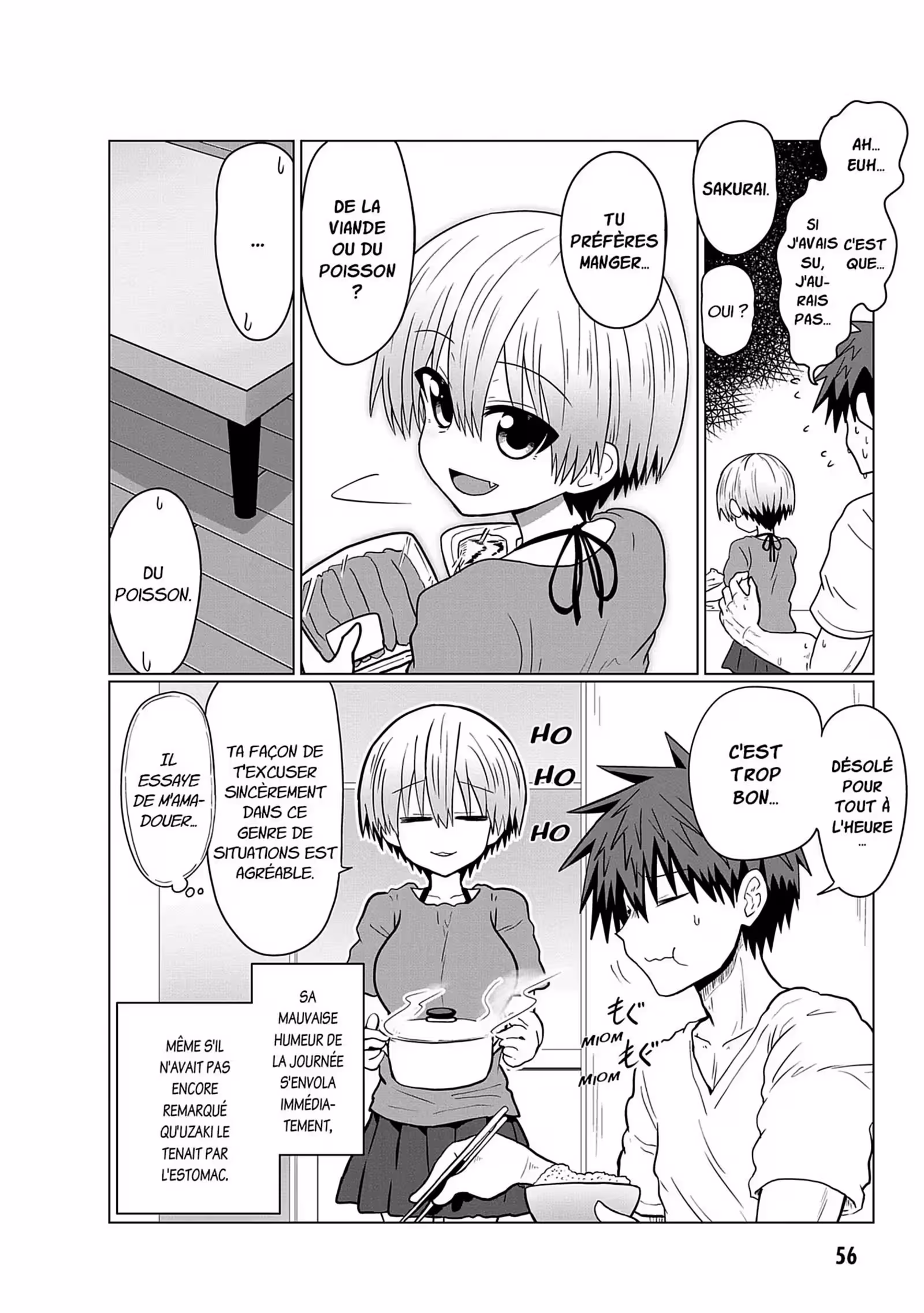 Uzaki-chan Wants to Hang Out! Volume 3 page 56