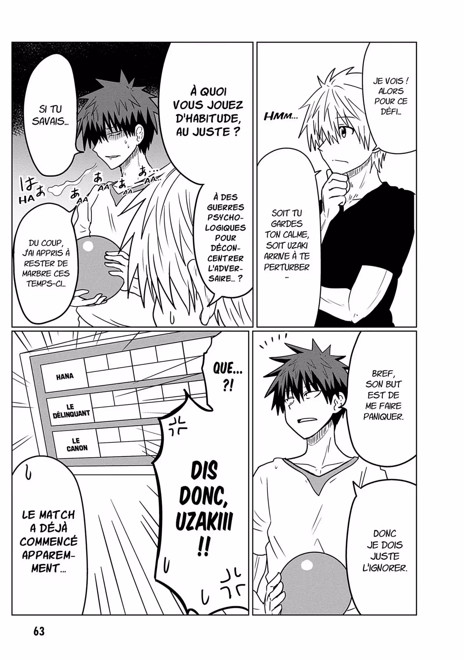 Uzaki-chan Wants to Hang Out! Volume 3 page 62