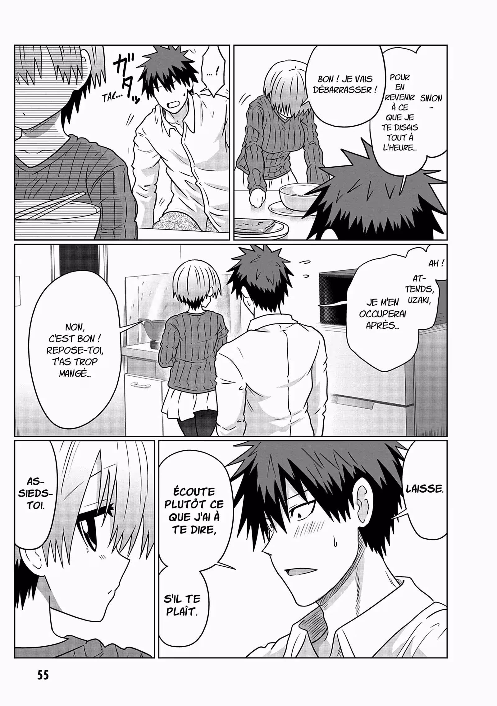 Uzaki-chan Wants to Hang Out! Volume 8 page 56