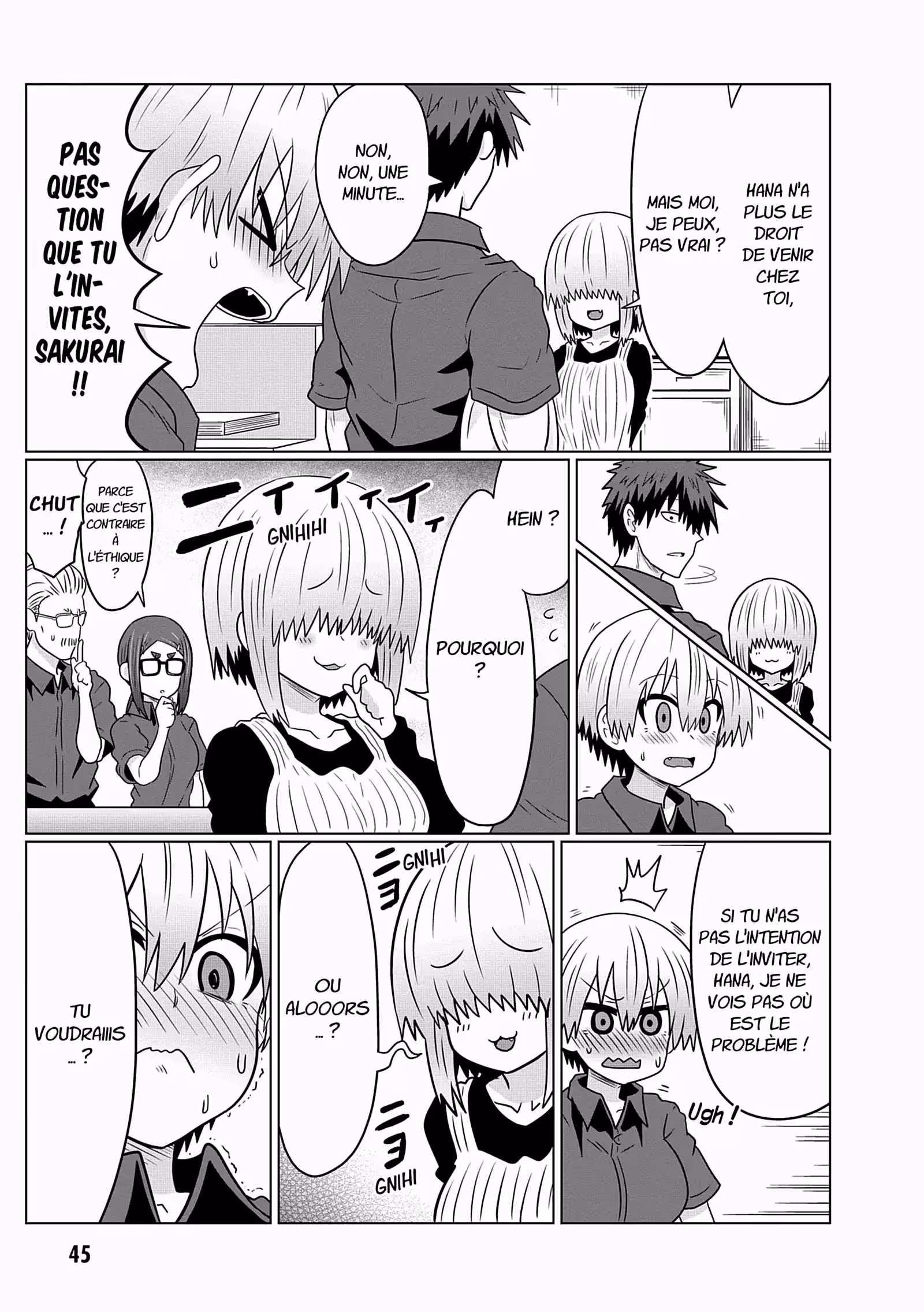 Uzaki-chan Wants to Hang Out! Volume 7 page 46