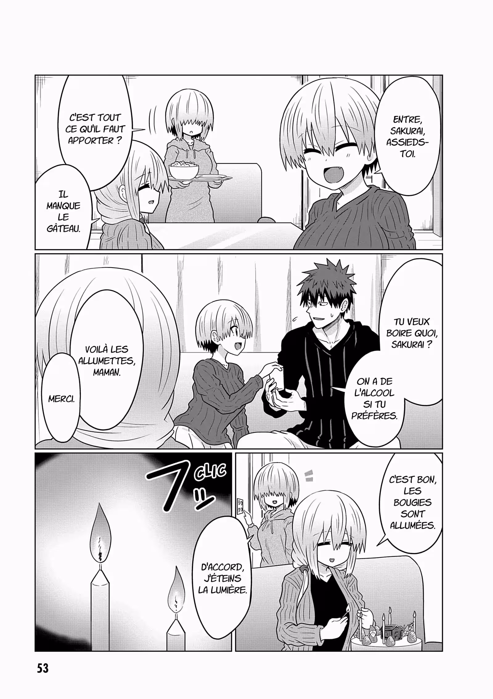 Uzaki-chan Wants to Hang Out! Volume 7 page 54