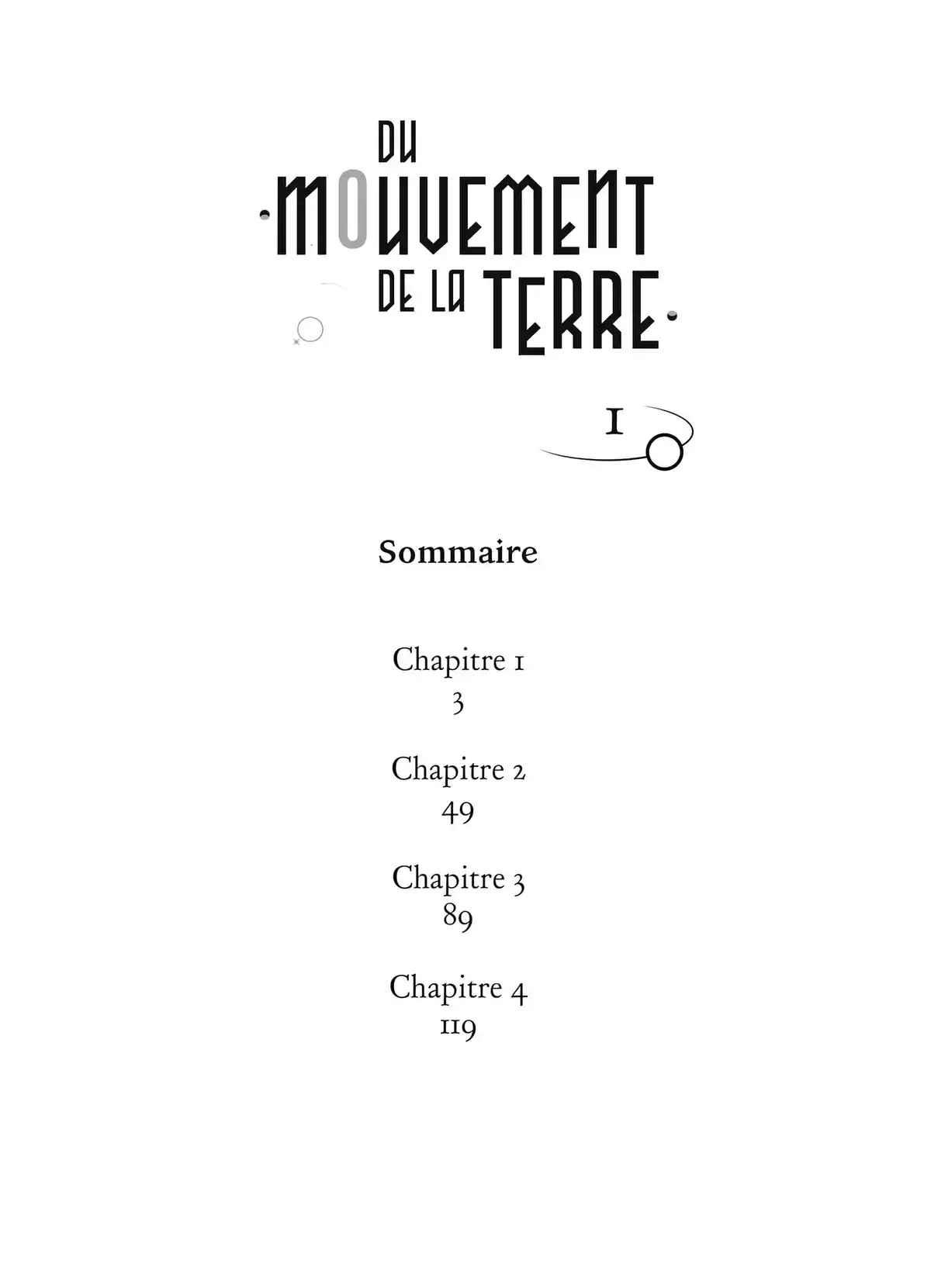 Du Mouvement de la Terre Volume 1 page 3