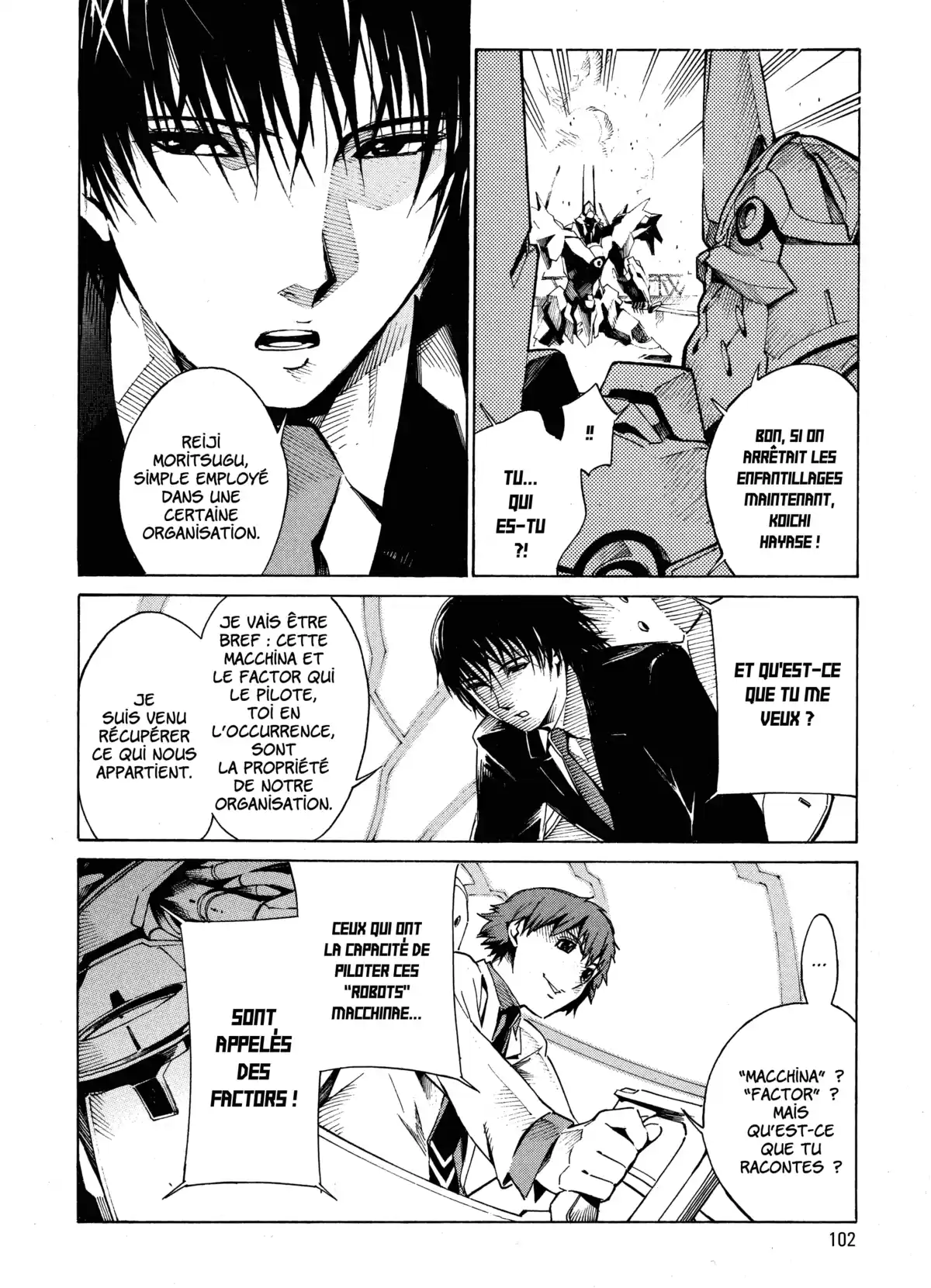 Kurogane no Linebarrels Volume 1 page 100