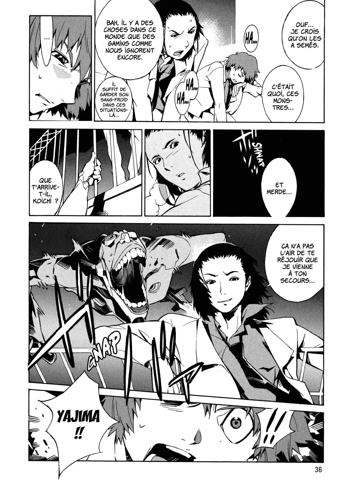 Kurogane no Linebarrels Volume 1 page 37