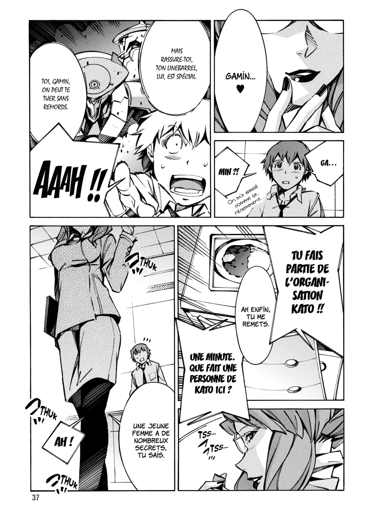 Kurogane no Linebarrels Volume 8 page 37