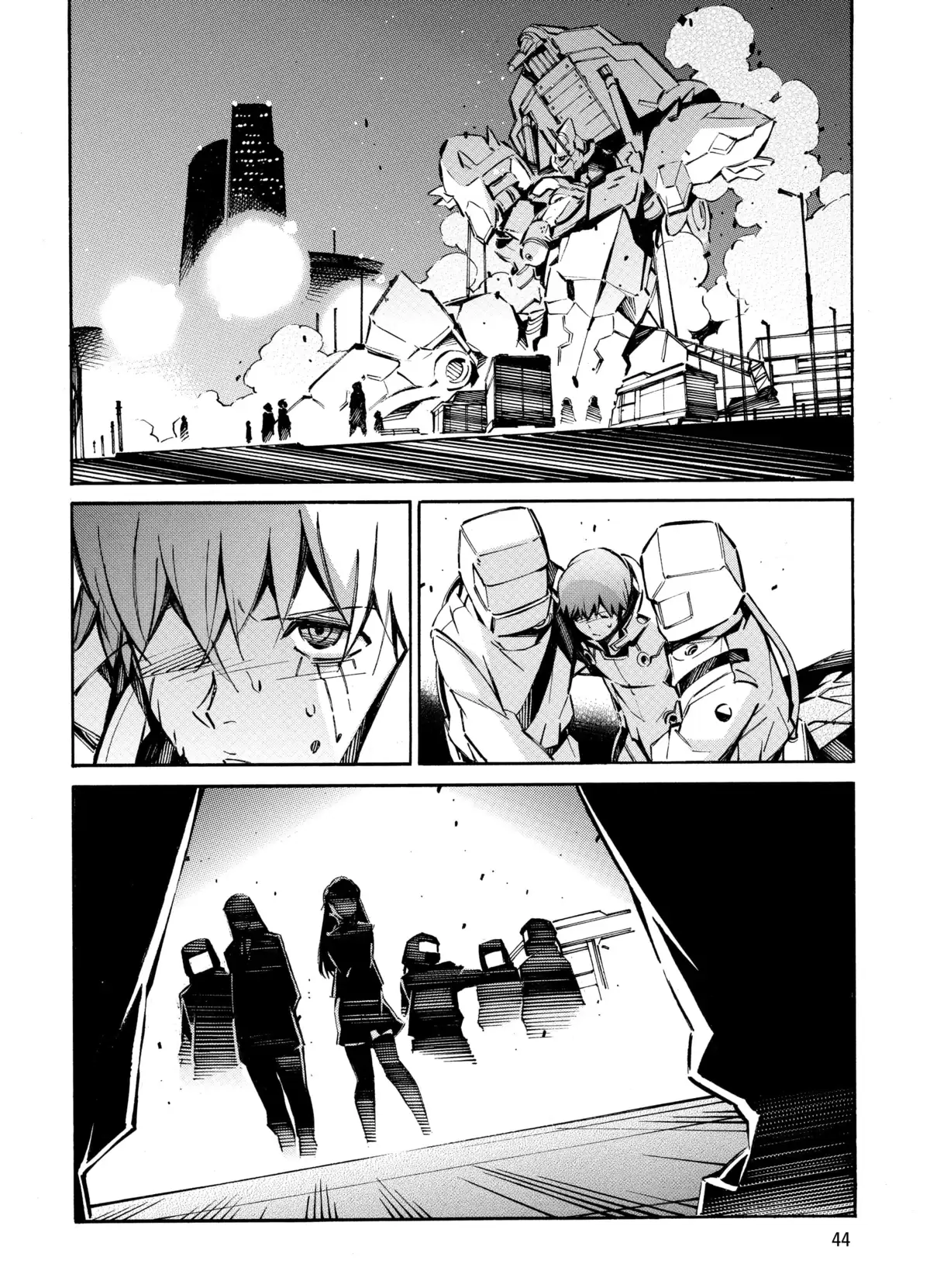 Kurogane no Linebarrels Volume 11-12 page 44