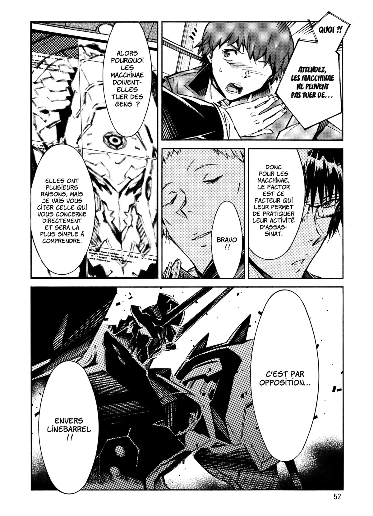 Kurogane no Linebarrels Volume 13-14 page 52