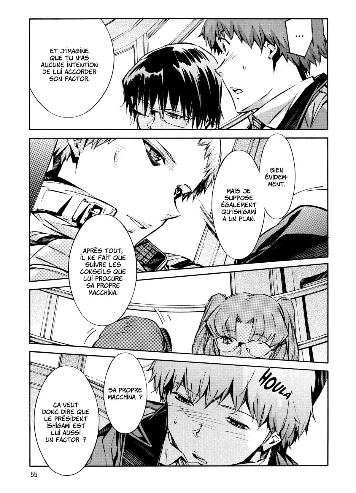 Kurogane no Linebarrels Volume 13-14 page 55