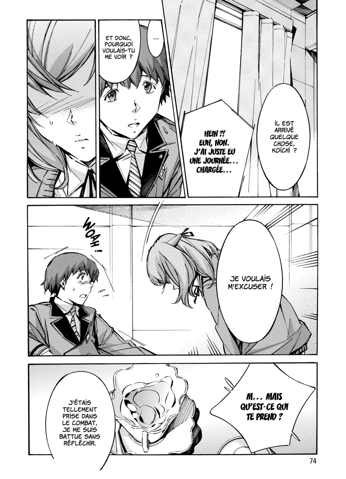 Kurogane no Linebarrels Volume 13-14 page 74