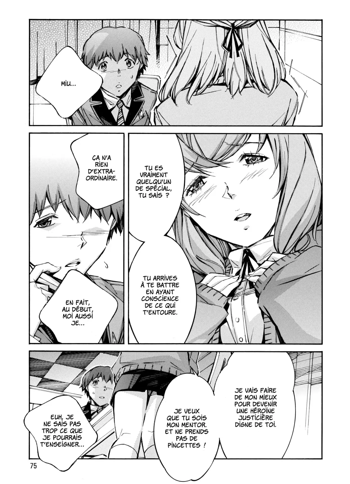 Kurogane no Linebarrels Volume 13-14 page 75