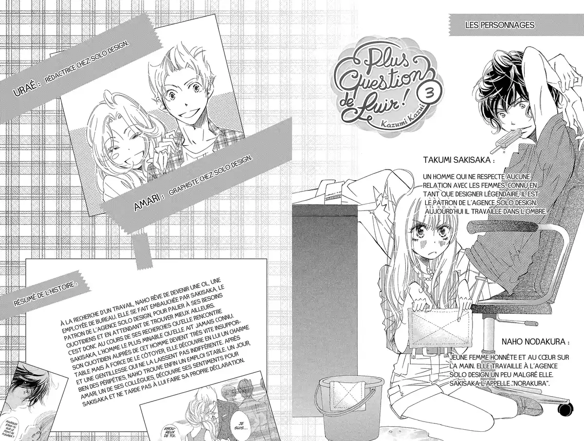 Plus question de fuir ! Volume 3 page 3