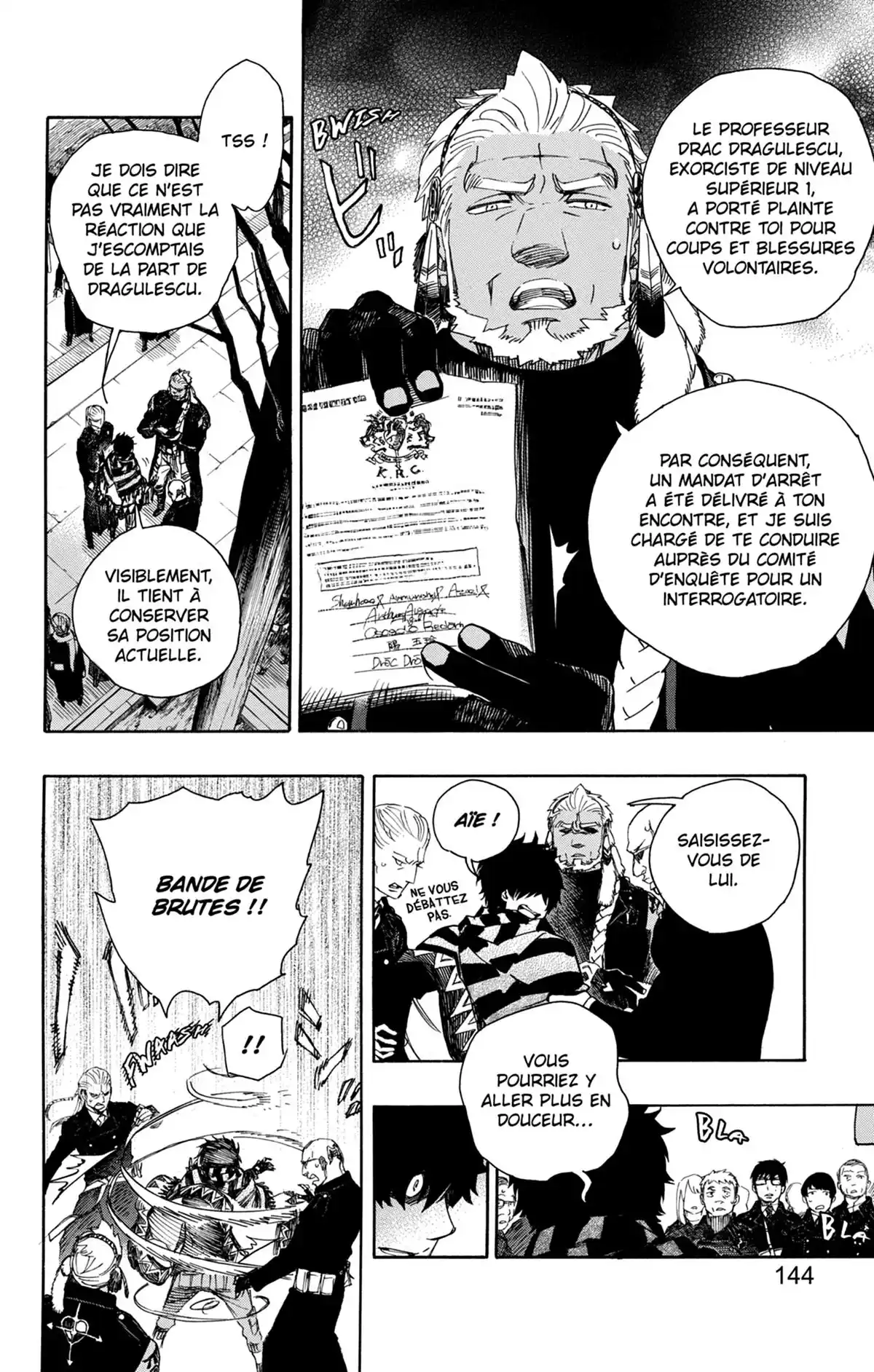 Blue Exorcist Volume 20 page 144