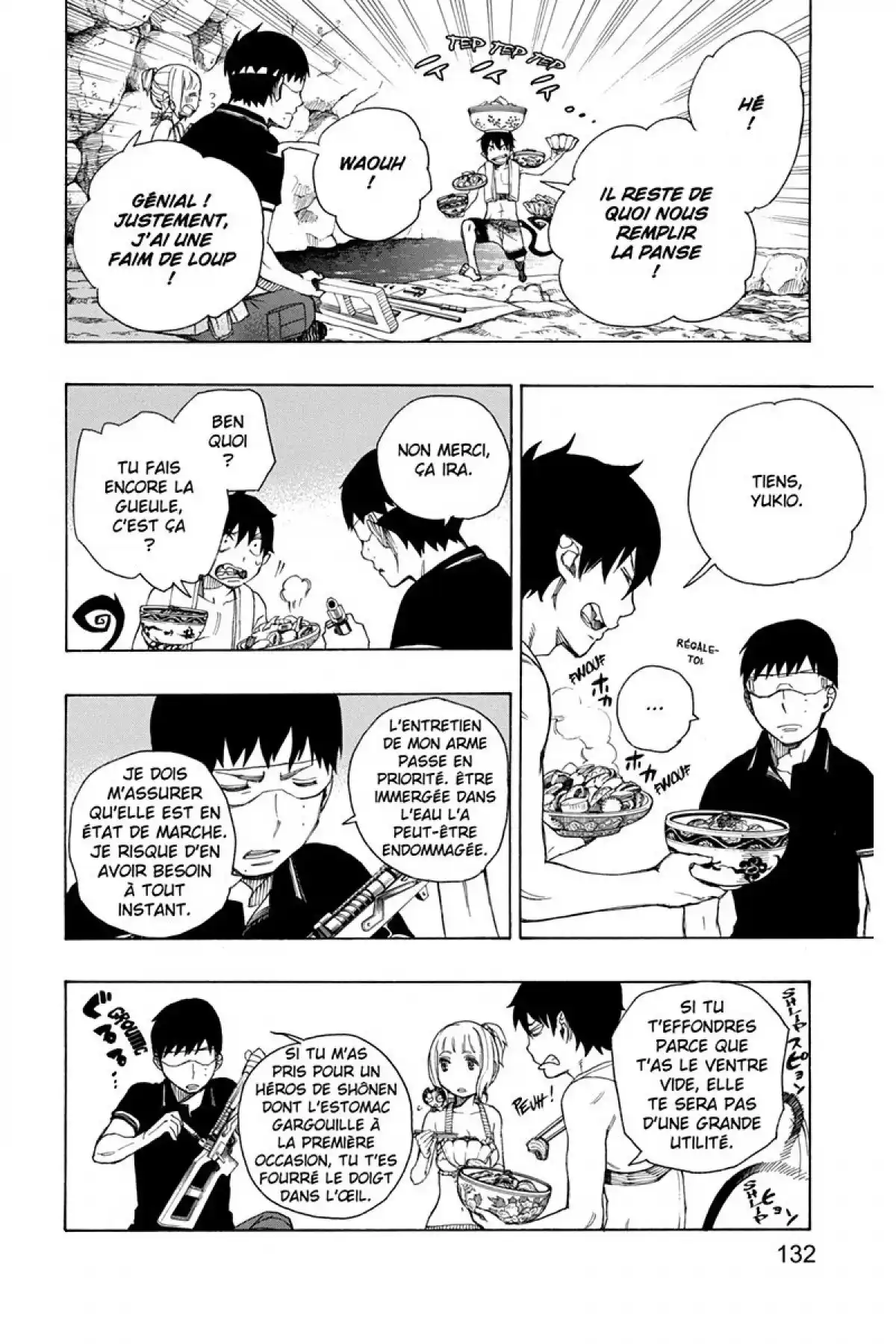 Blue Exorcist Volume 9 page 132