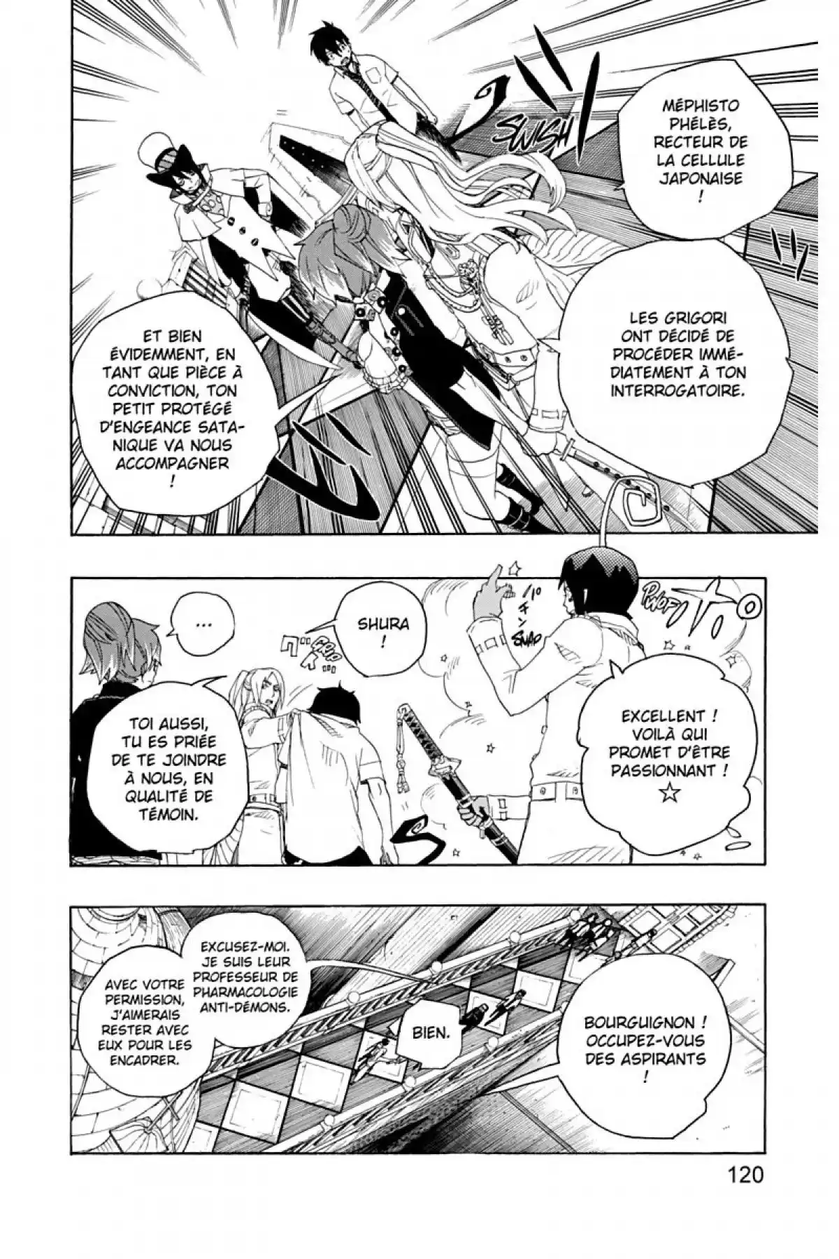 Blue Exorcist Volume 4 page 120