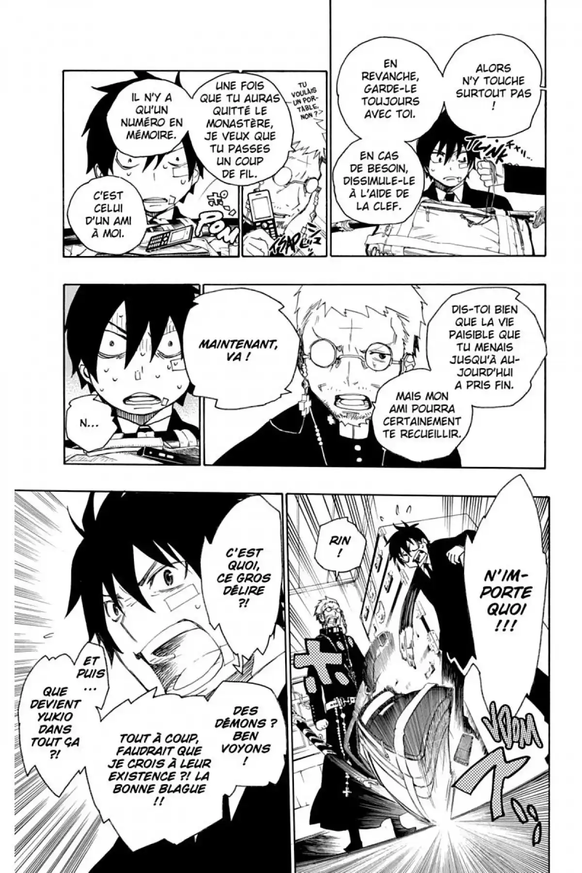 Blue Exorcist Volume 1 page 39