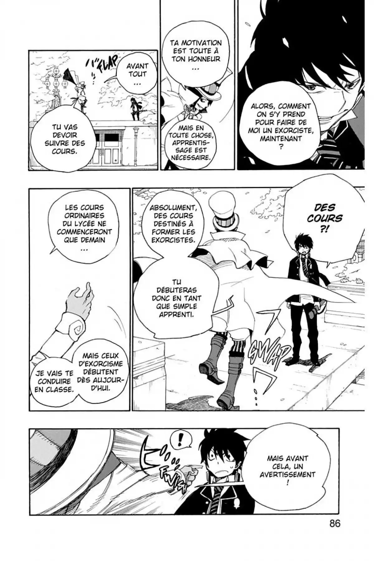Blue Exorcist Volume 1 page 86